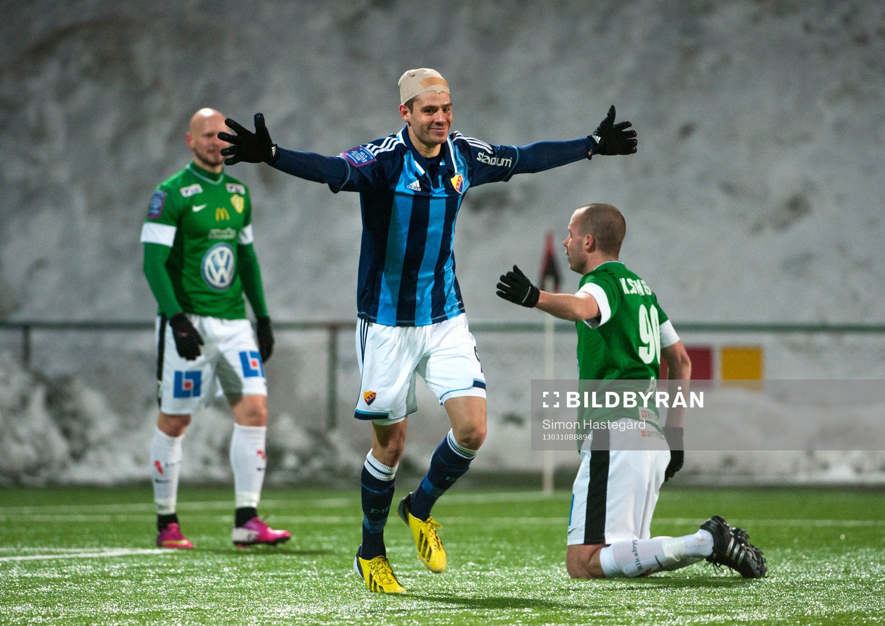 Luis Solignac, Djurgården, jublar