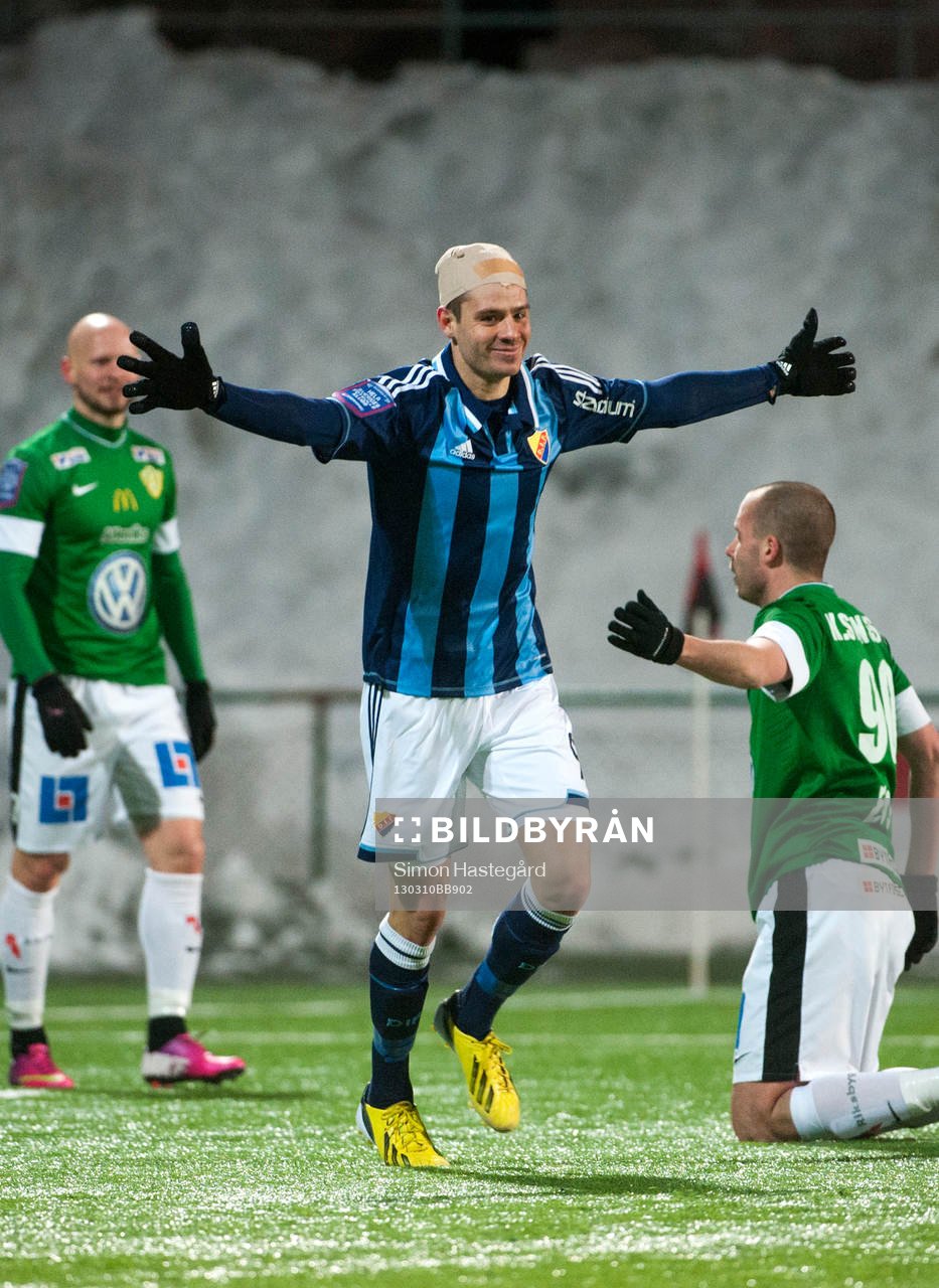 Luis Solignac, Djurgården, jublar