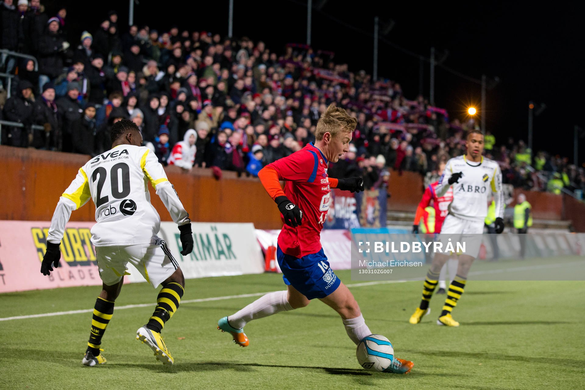 Sebastian Ohlsson, Örgryte dribblar bort Ibrahim Moro, AIK
