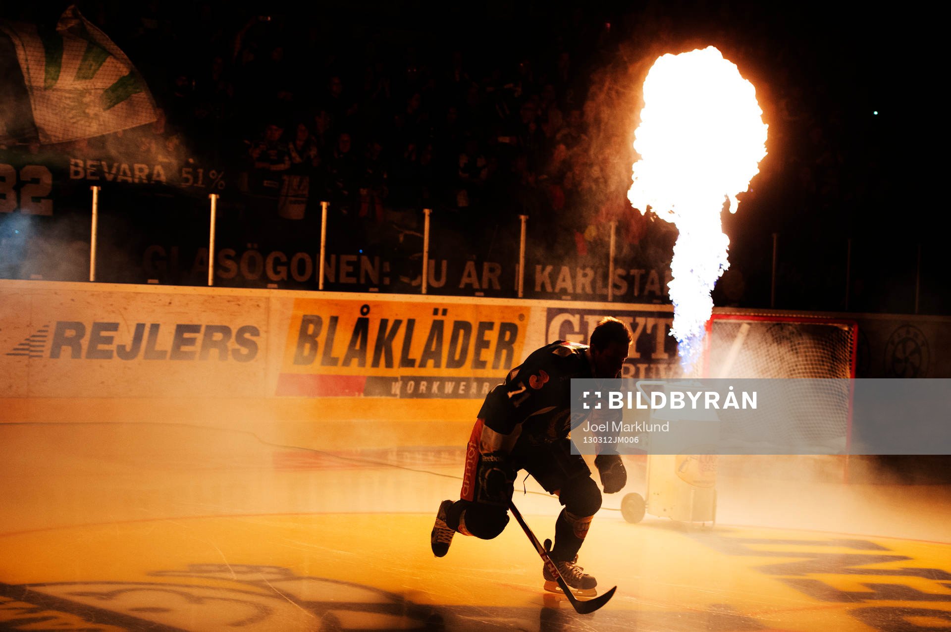 Christian Berglund, Färjestad, gör entré