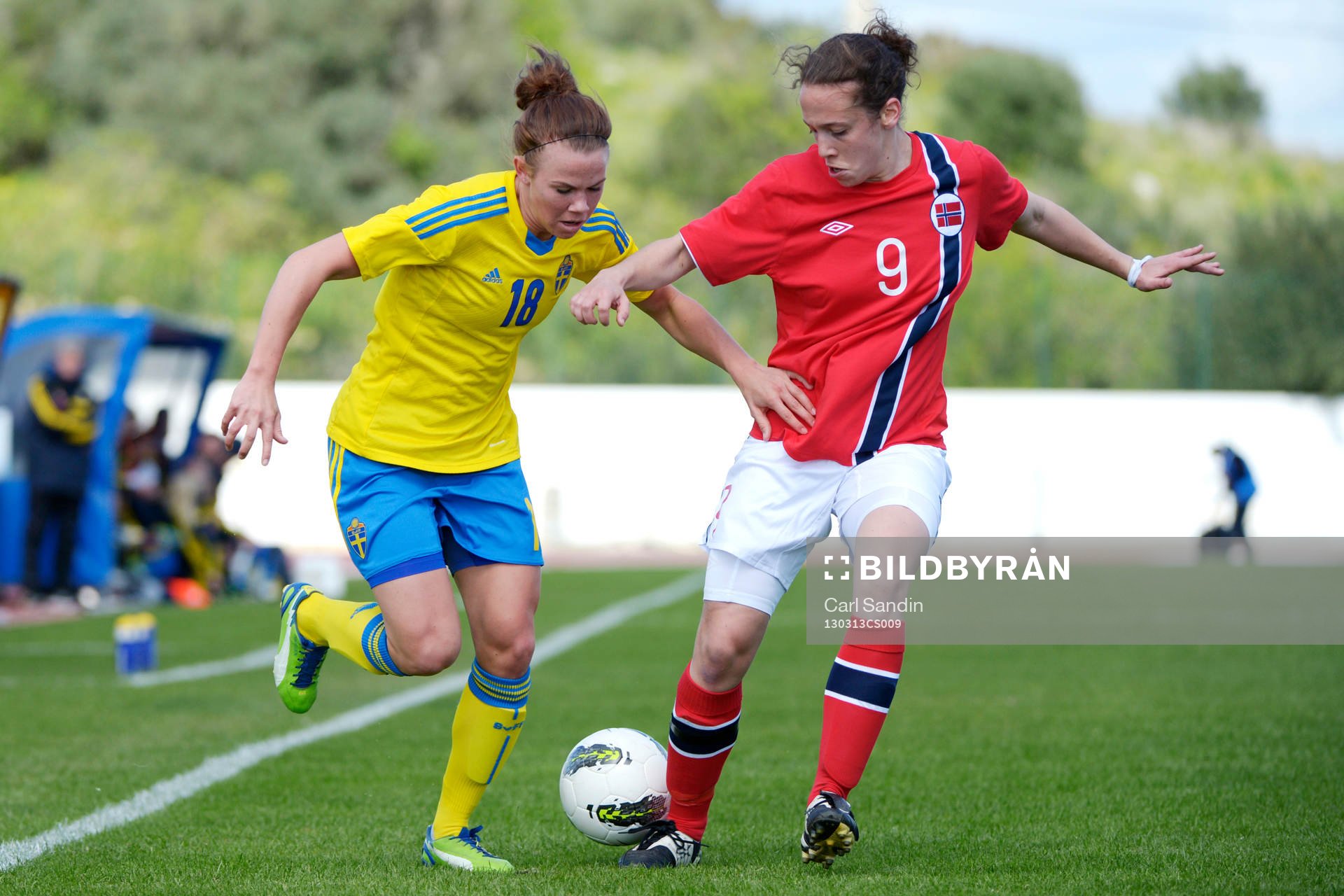 Jessica Samuelsson, Sverige. Melissa Bjanesøy, Norge
