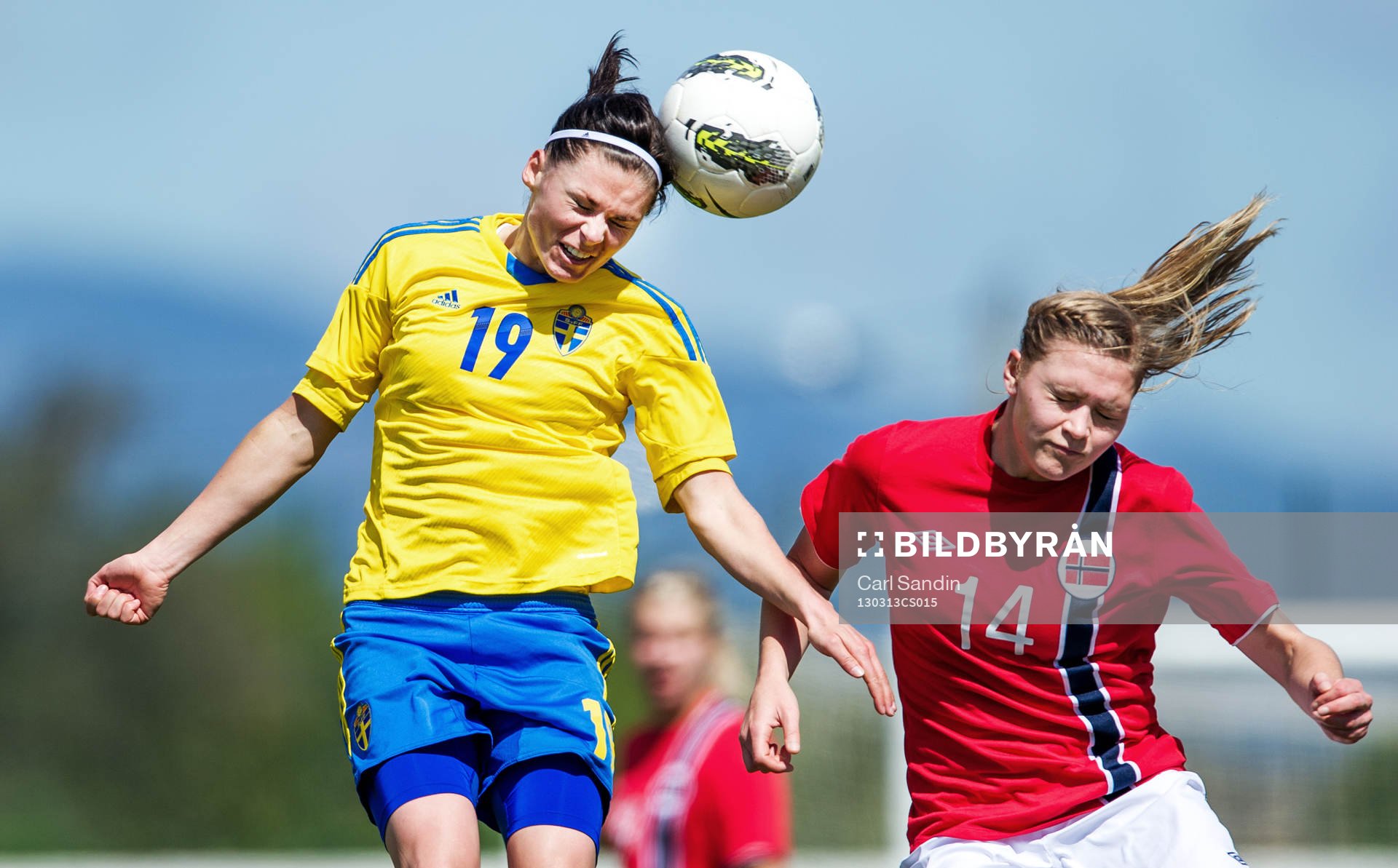 Nickduell mellen Susanne Moberg, Sverige, och Ingvild