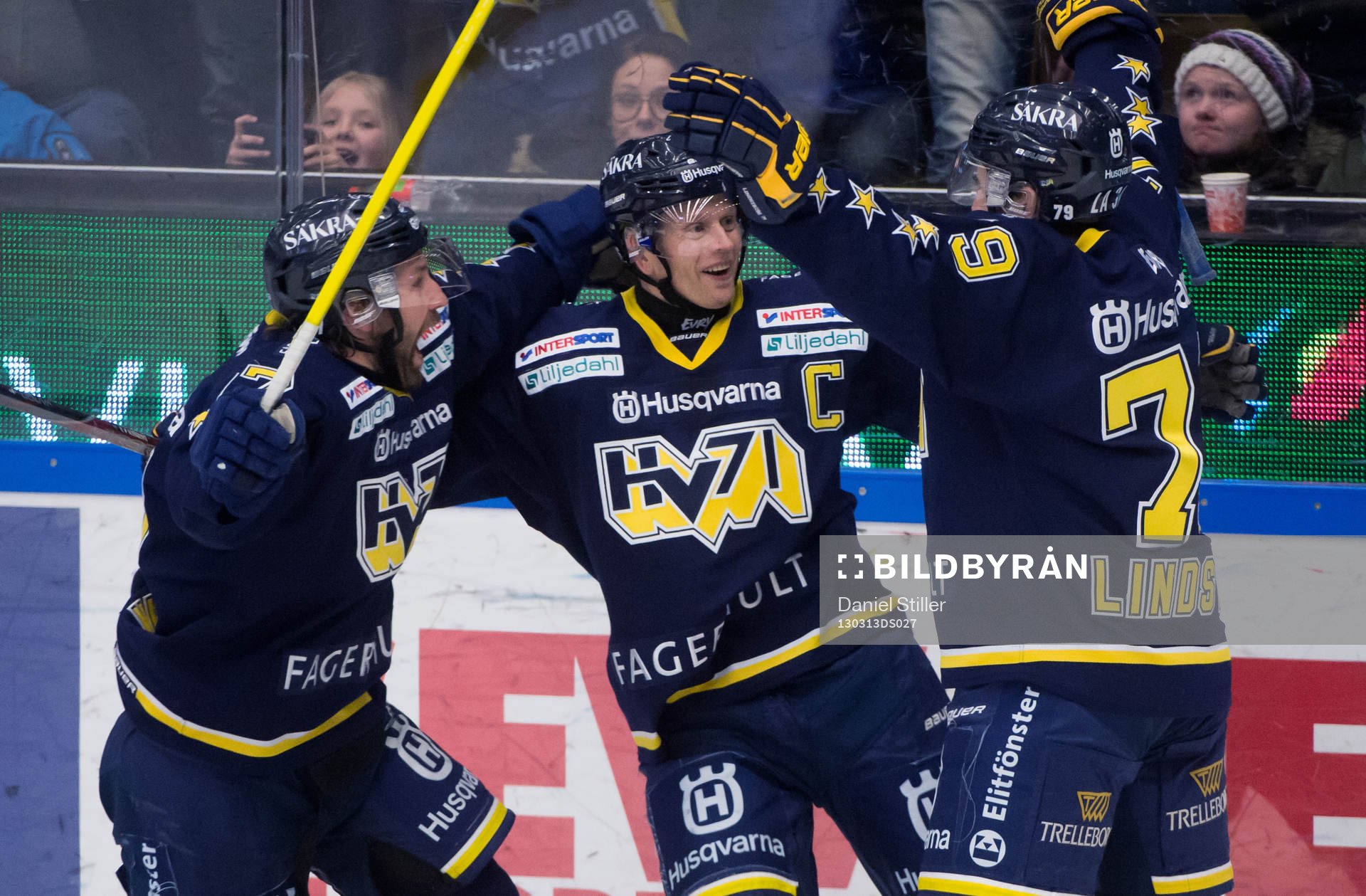 Per Ledin och Johan Davidsson jublar