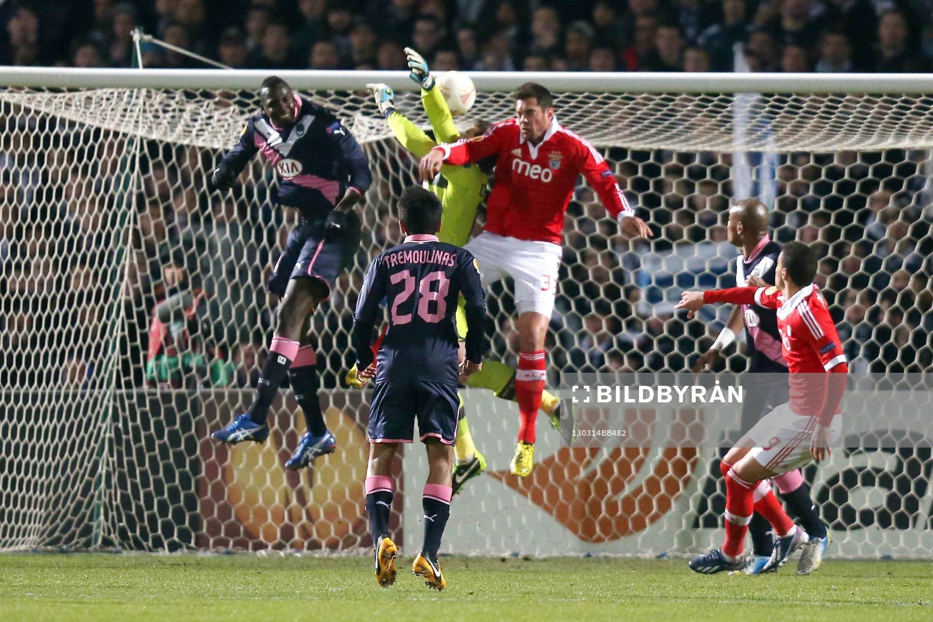 but de Jardel     - 14.03.2013 - Bordeaux / Benfica - 1/8