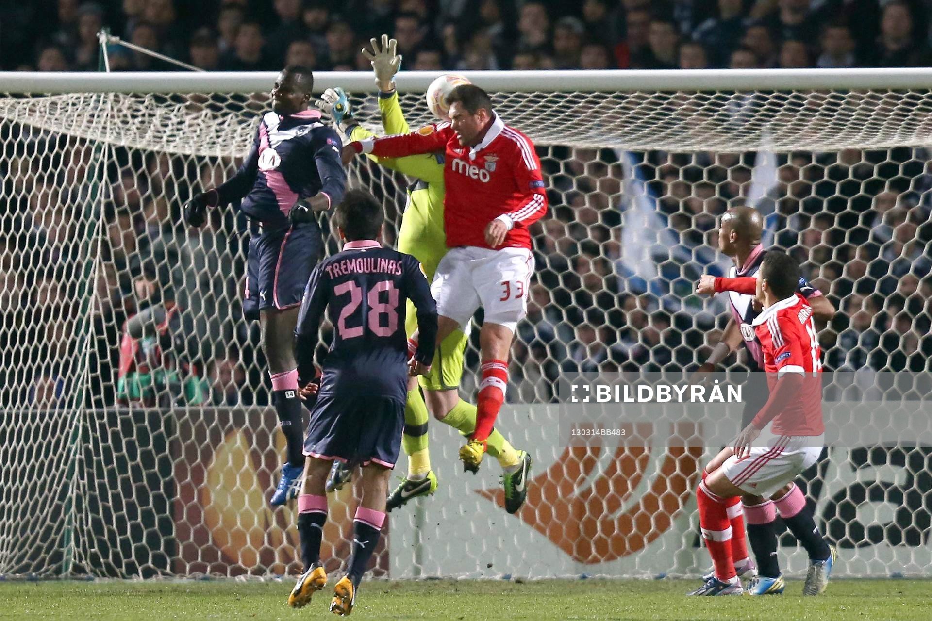 but de Jardel     - 14.03.2013 - Bordeaux / Benfica - 1/8