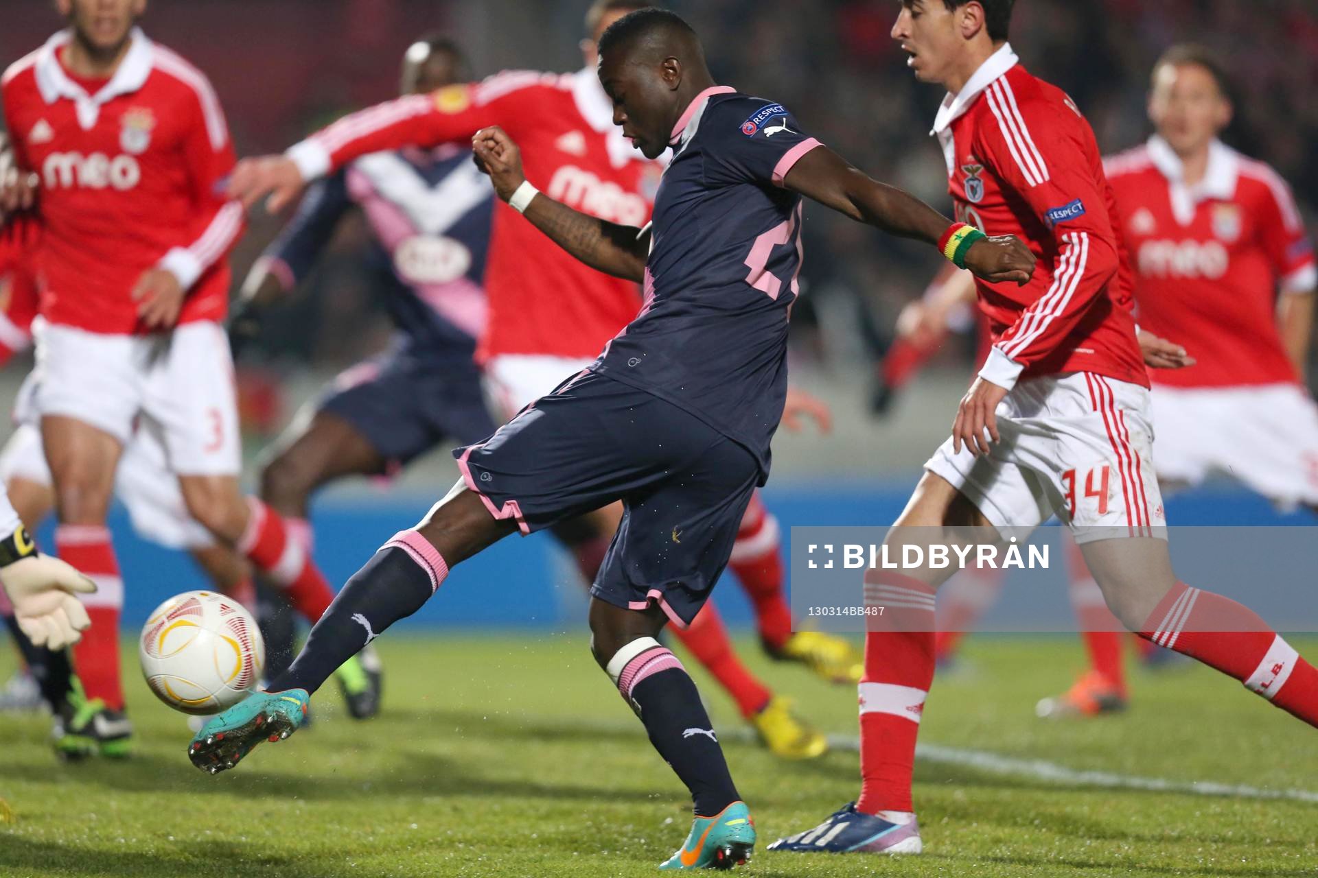 Henri Saivet    - 14.03.2013 - Bordeaux / Benfica - 1/8