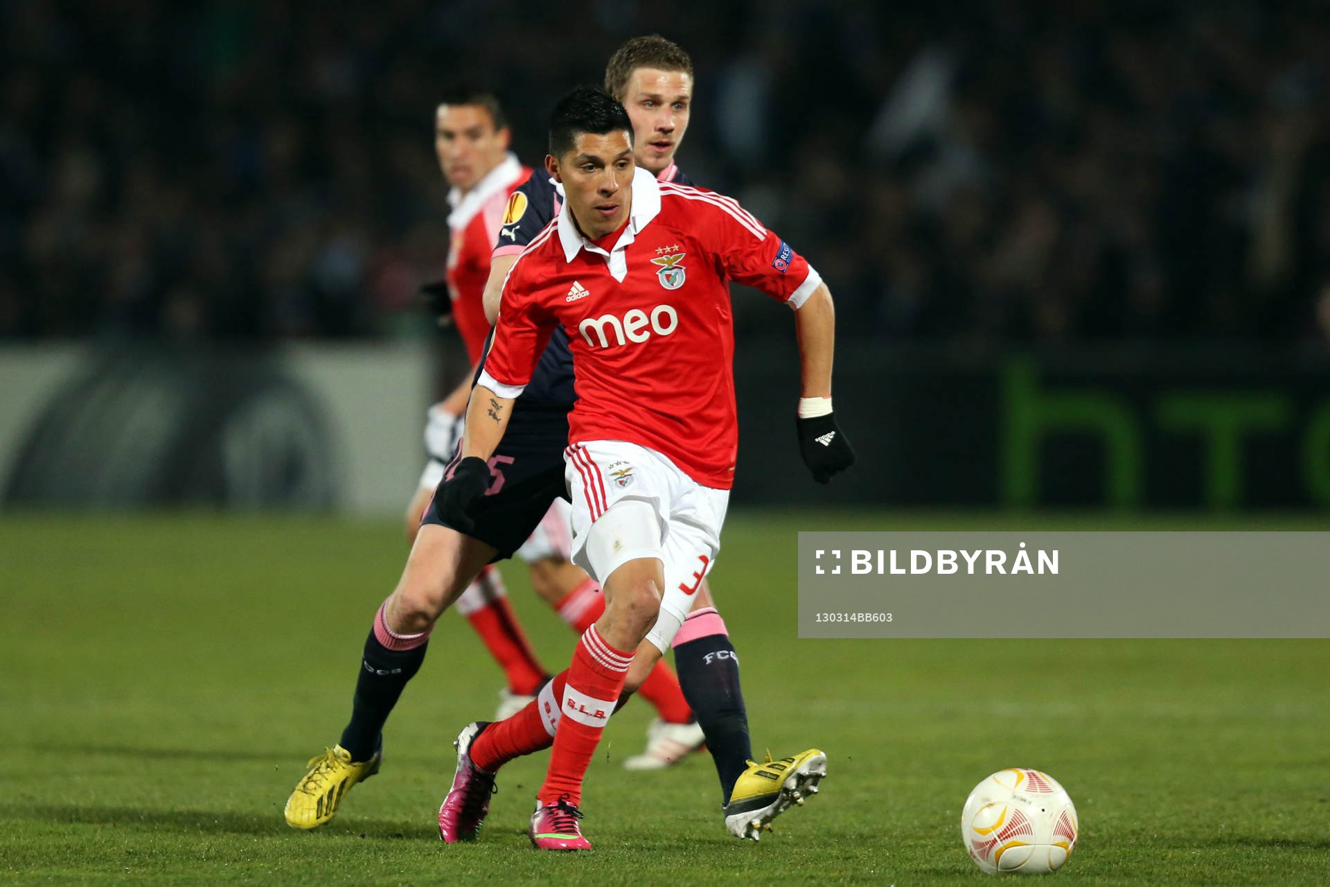 Enzo Perez  - 14.03.2013 - Bordeaux / Benfica - 1/8
