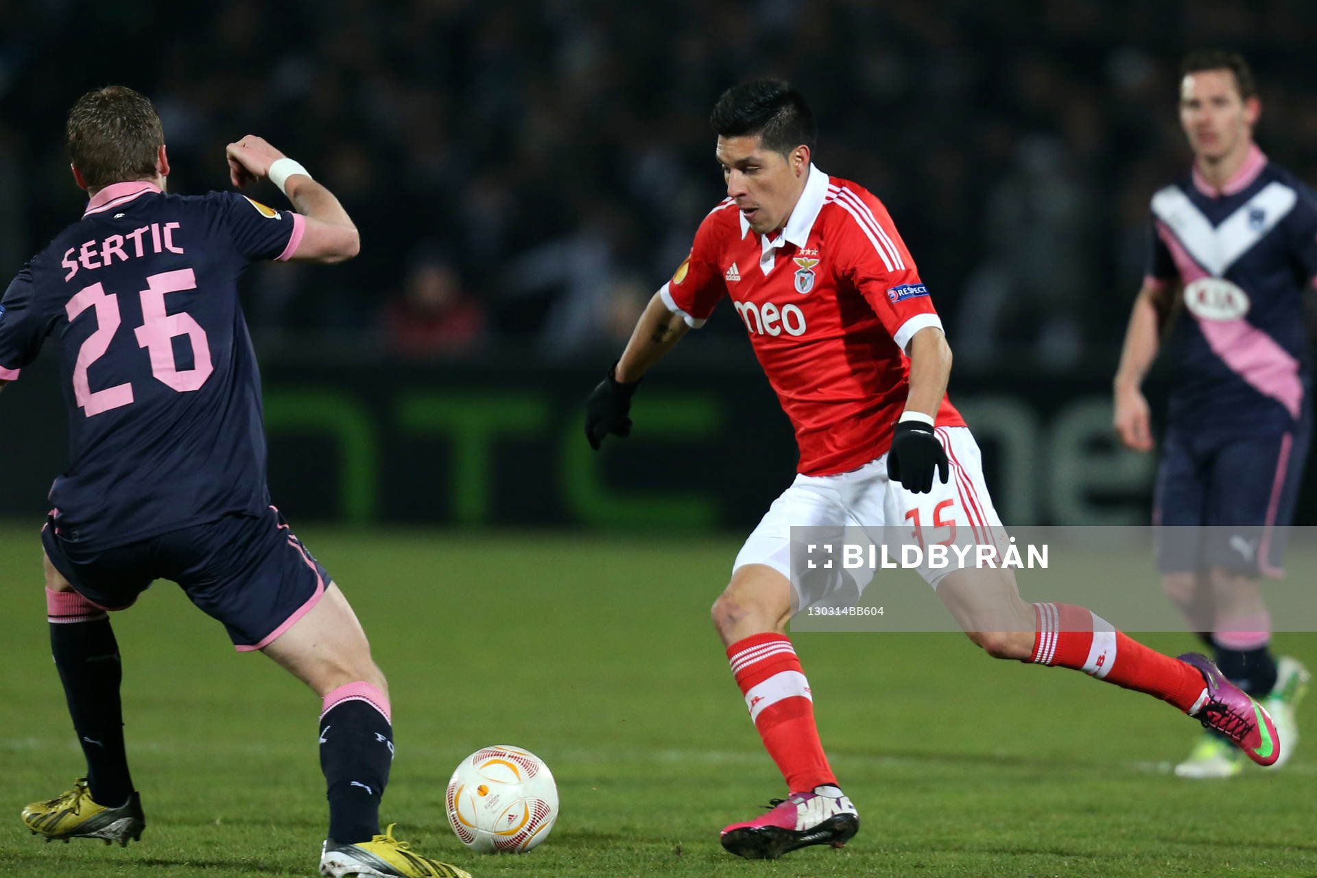 Enzo Perez  - 14.03.2013 - Bordeaux / Benfica - 1/8
