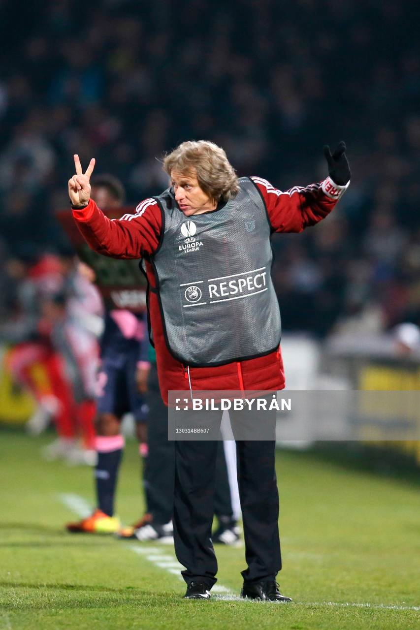 Jorge Jesus   - 14.03.2013 - Bordeaux / Benfica - 1/8