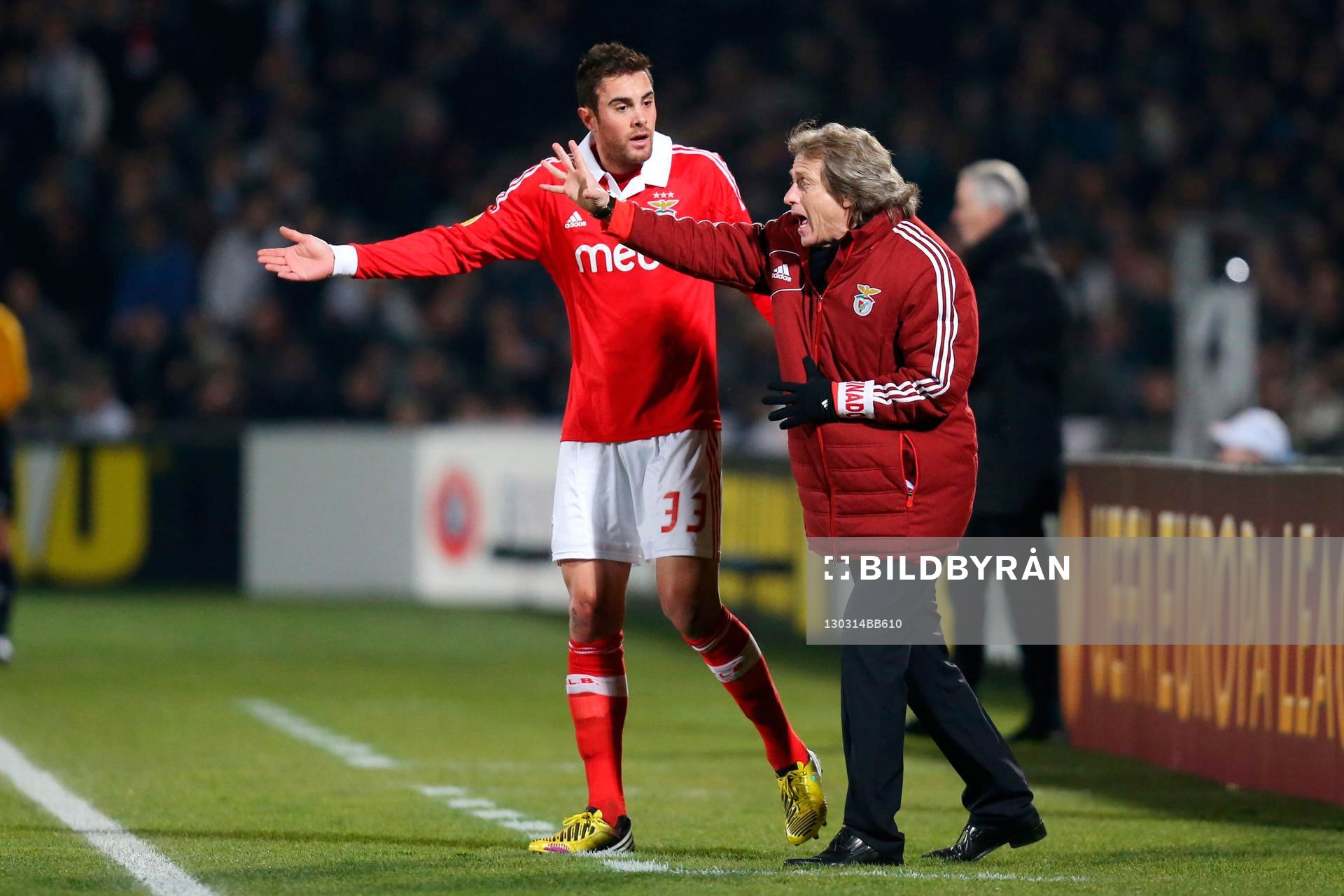 Jorge Jesus / Jardel   - 14.03.2013 - Bordeaux / Benfica -