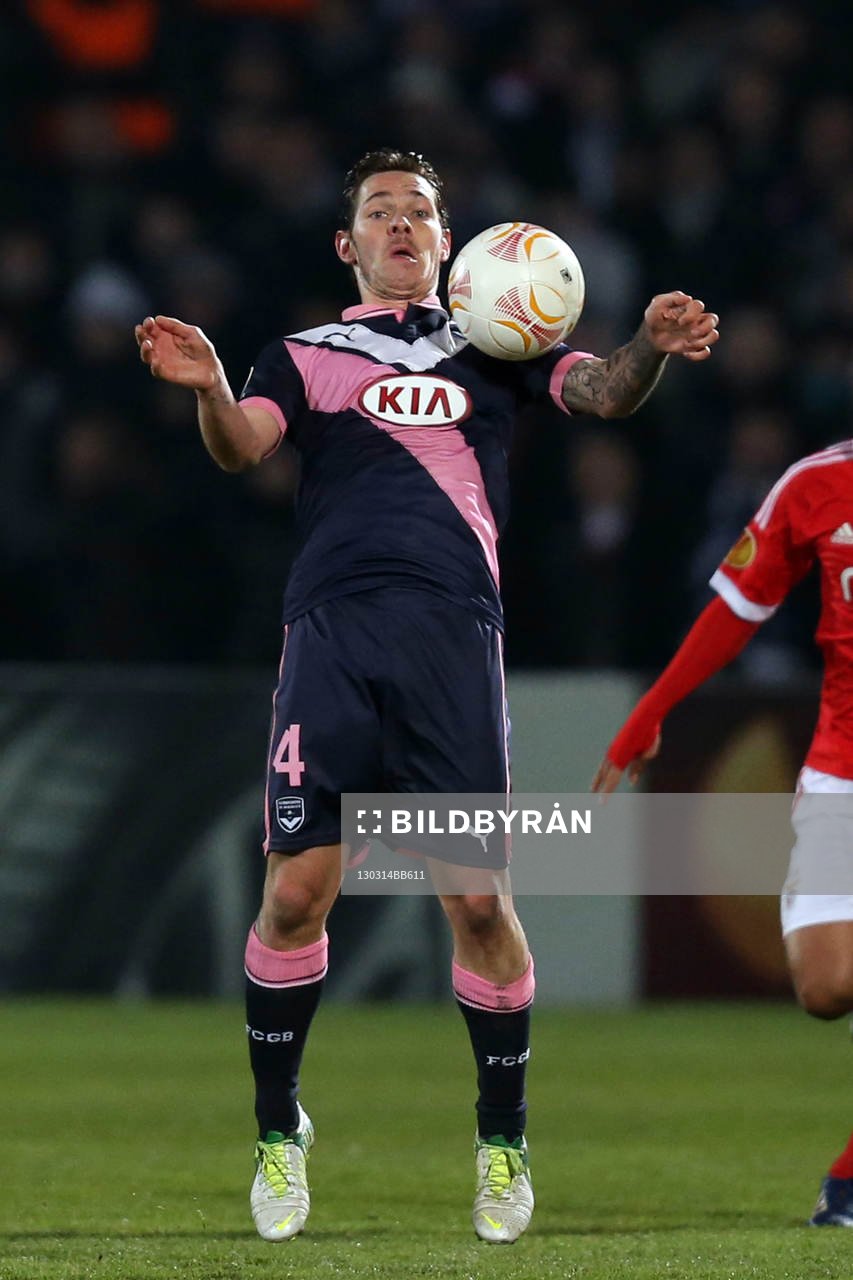 Ludovic Obraniak  - 14.03.2013 - Bordeaux / Benfica - 1/8