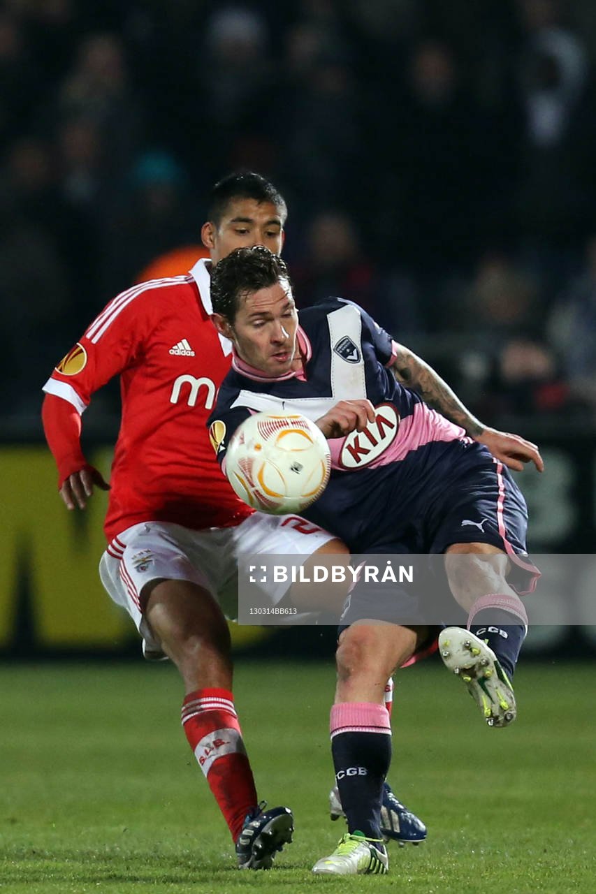 Ludovic Obraniak  - 14.03.2013 - Bordeaux / Benfica - 1/8