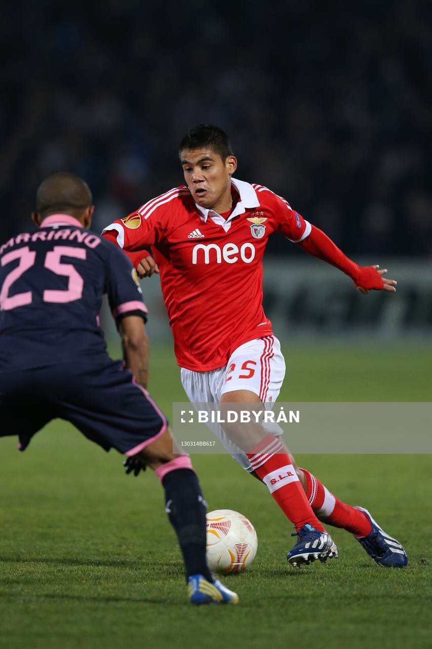 Melgarejo  - 14.03.2013 - Bordeaux / Benfica - 1/8 definale
