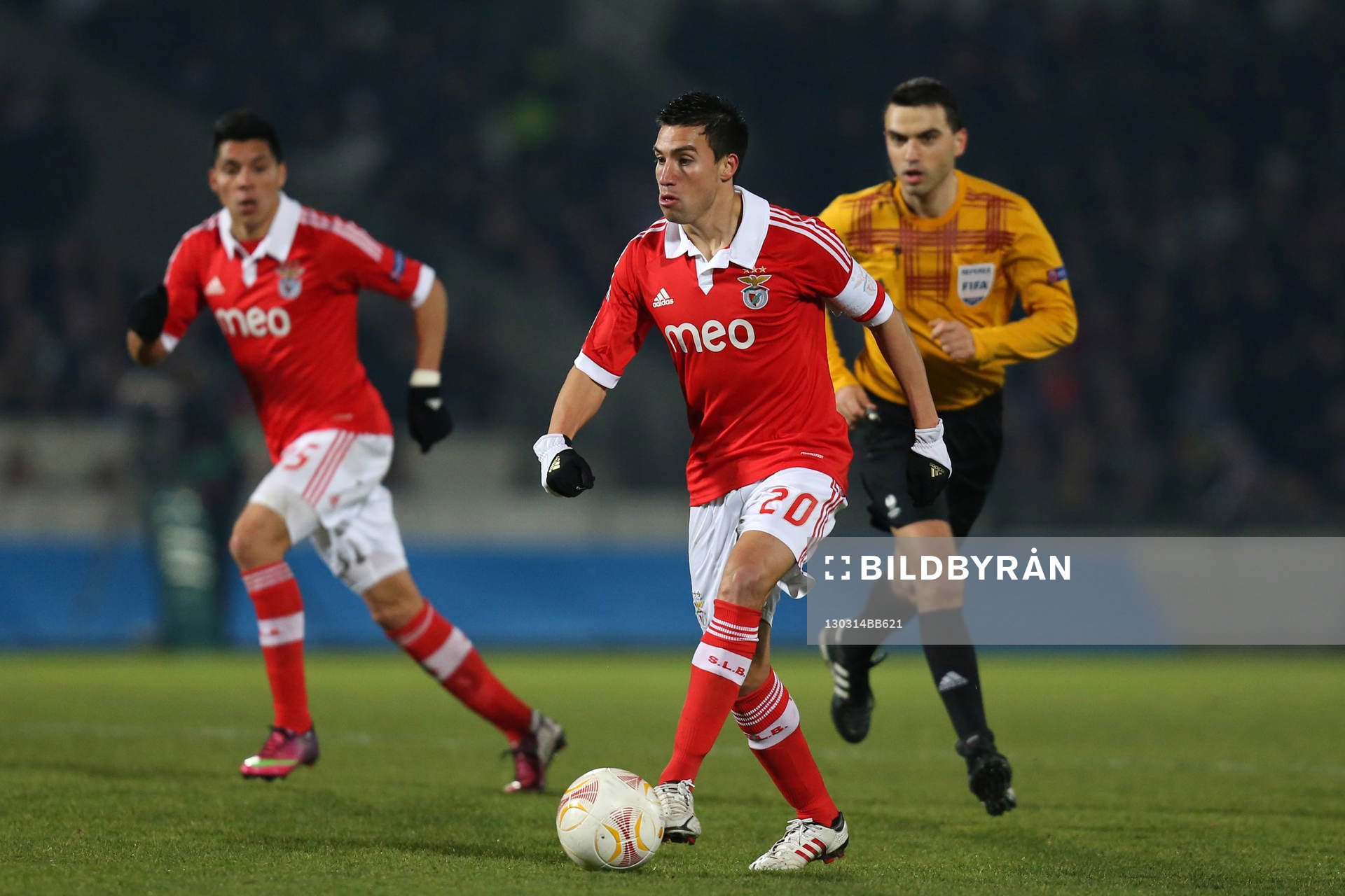 Nicolas Gaitan  - 14.03.2013 - Bordeaux / Benfica - 1/8