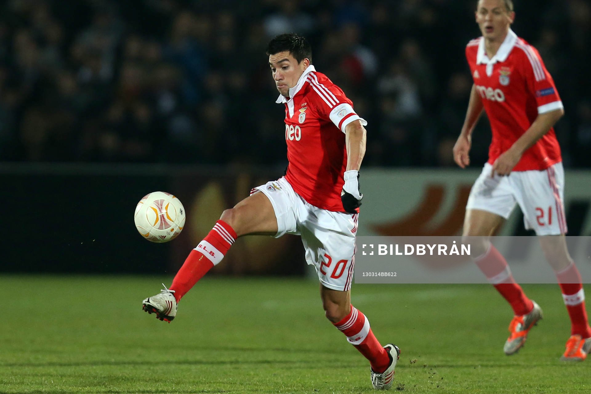 Nicolas Gaitan  - 14.03.2013 - Bordeaux / Benfica - 1/8
