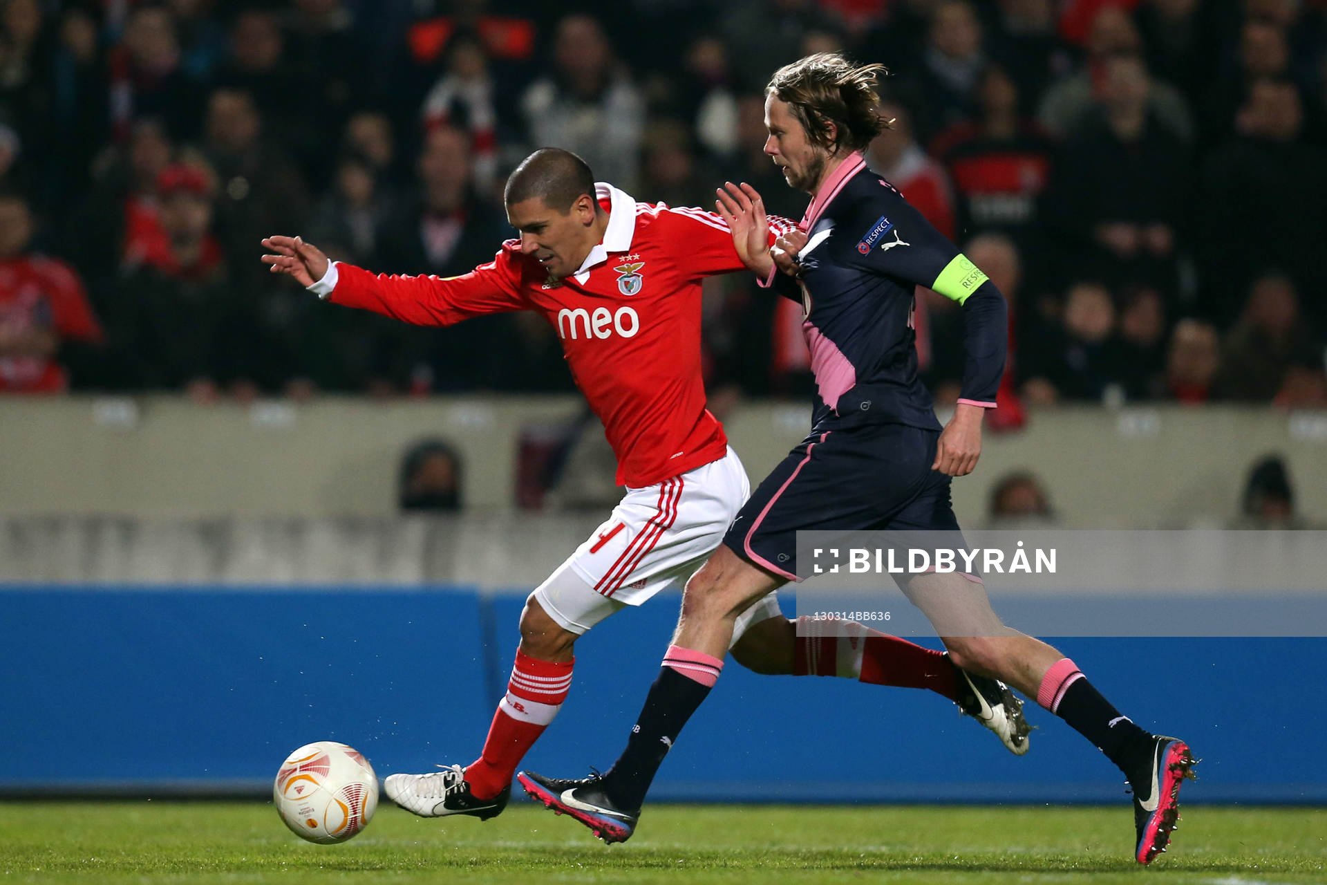 Maxi Pereira   - 14.03.2013 - Bordeaux / Benfica - 1/8