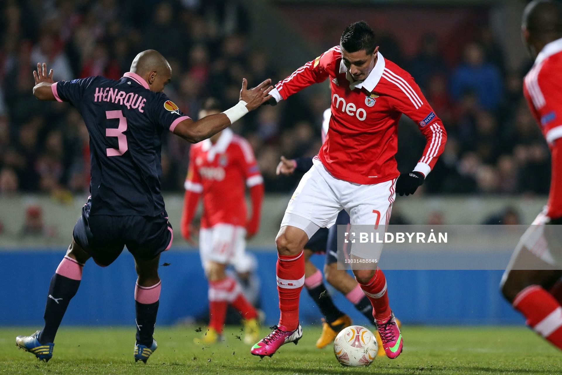 Oscar Cardozo - 14.03.2013 - Bordeaux / Benfica - 1/8