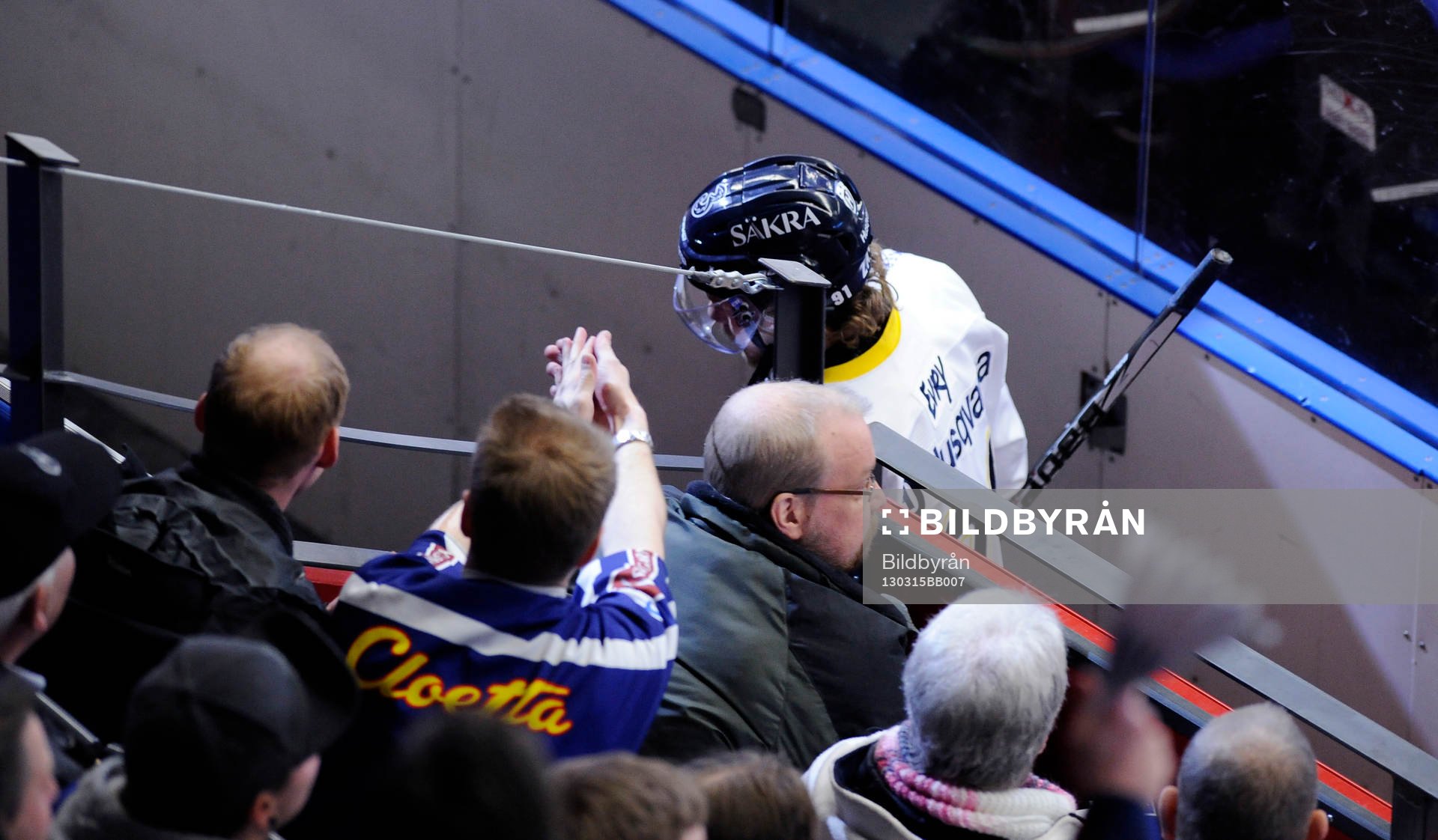 HV71 nr 91	 Andreas Jämtin får matchstraff