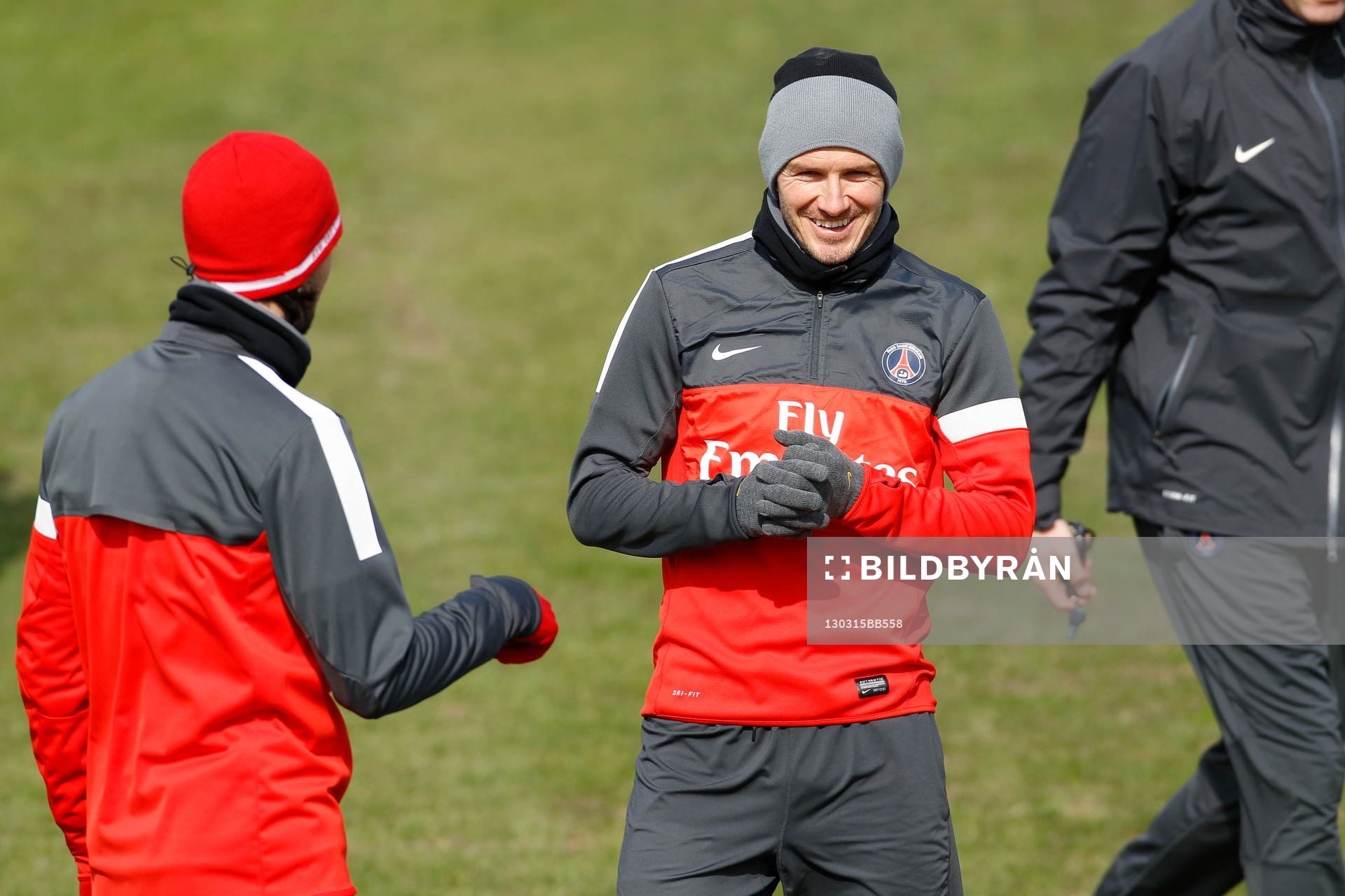 DAVID BECKHAM - 15.03.2013 - Entrainement du Paris Saint