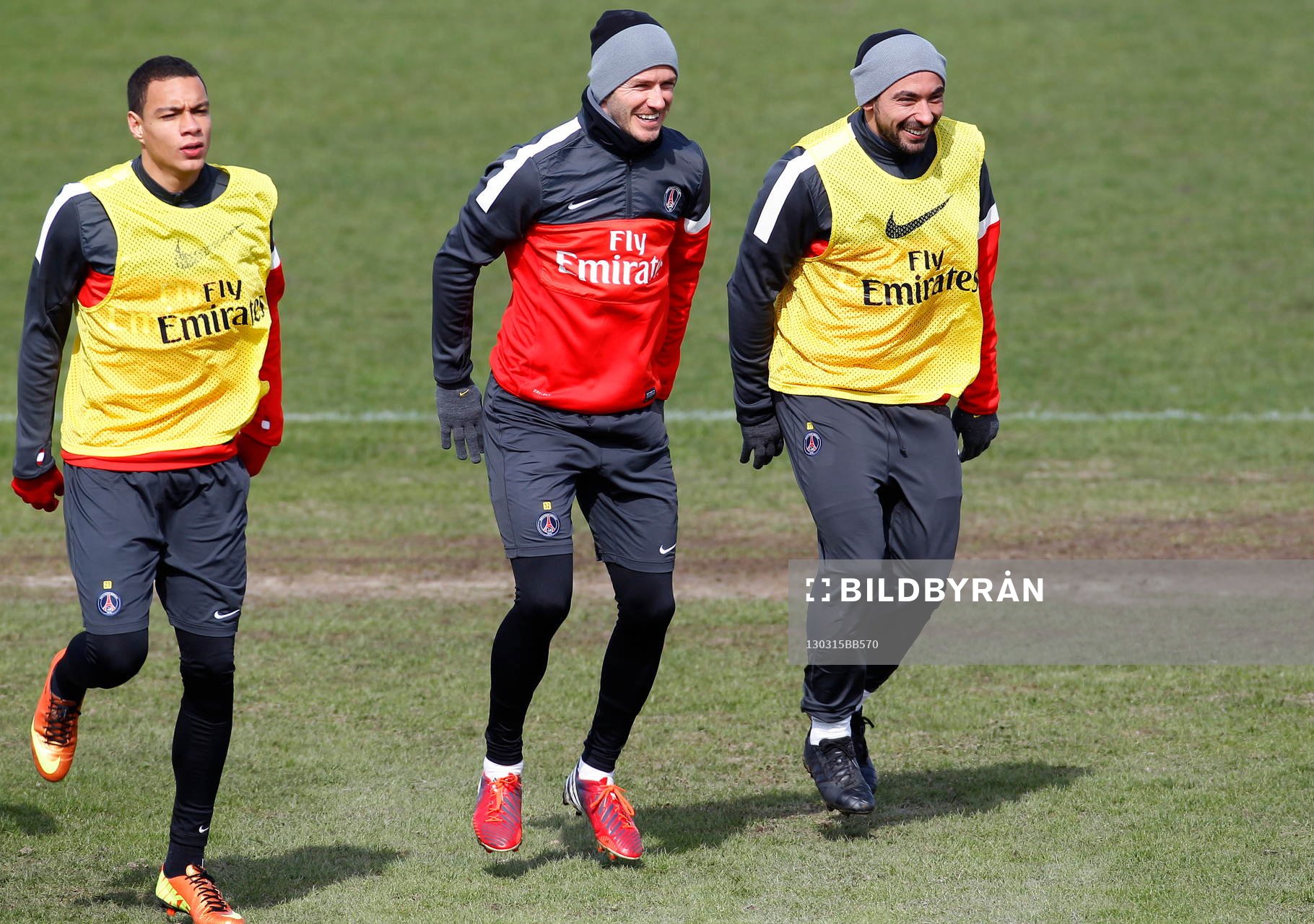 Gregory VAN DER WIEL / DAVID BECKHAM / Ezequiel LAVEZZI -