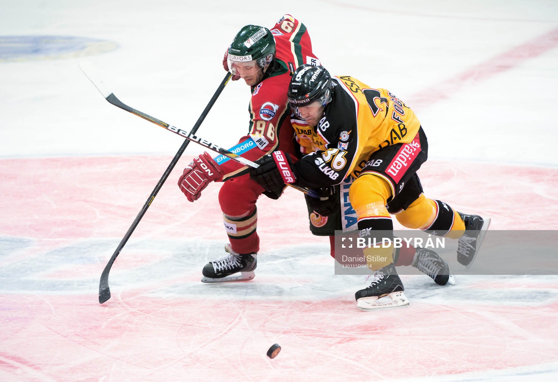 Fabian Brunnström, Frölunda, och Niklas Fogström, Luleå