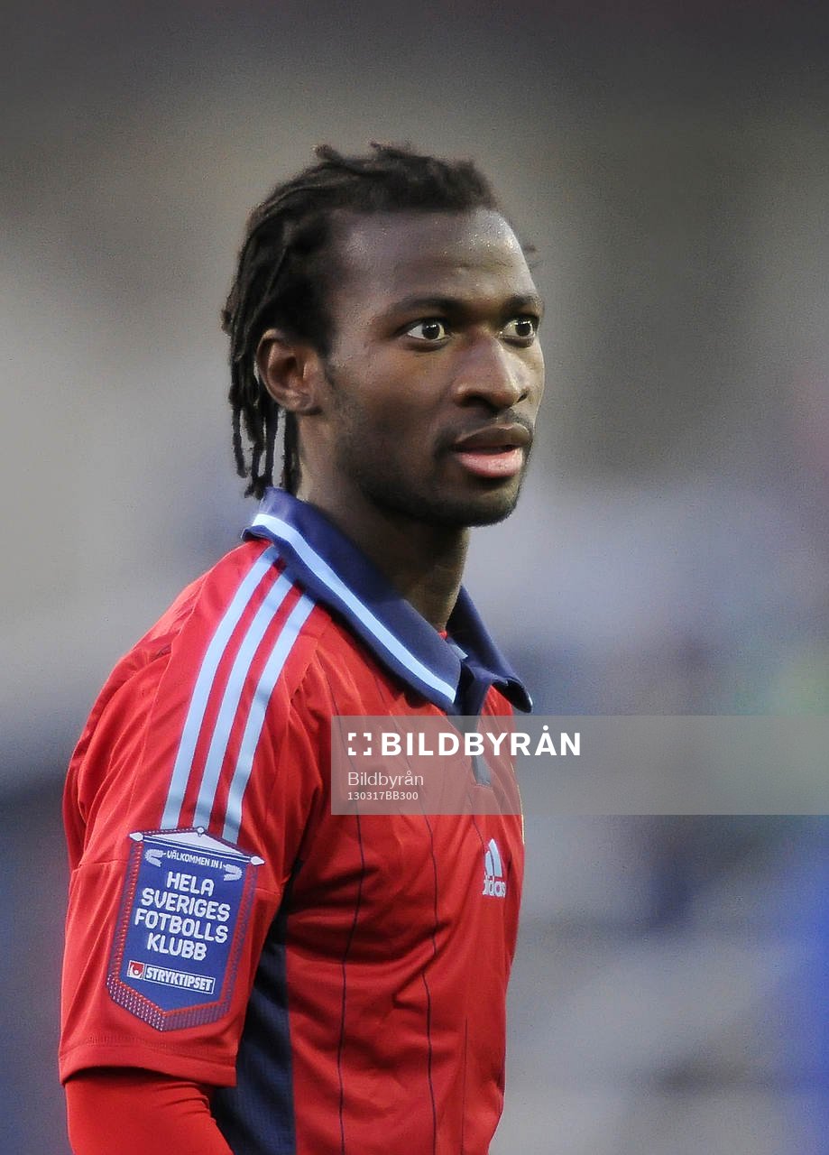 Djurgårdens nr 11 Amadou Jawo gjorde debut