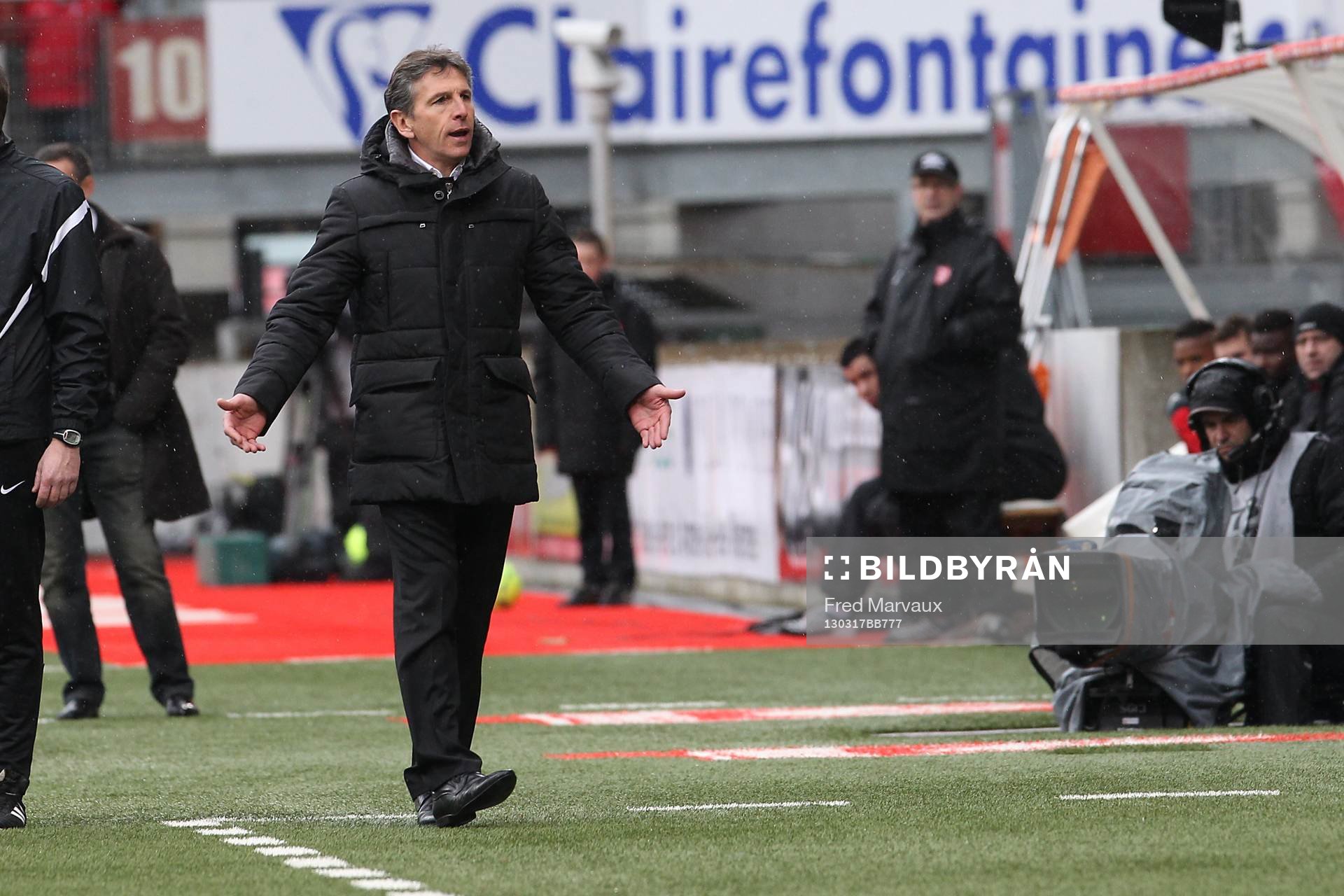 Claude PUEL  - 17.03.2013 - Nancy / Nice - 29e journee de