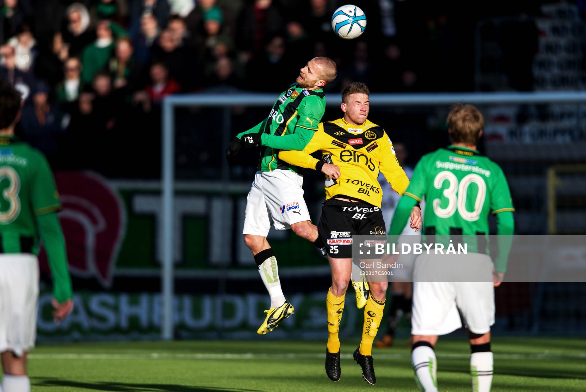 Joel Johansson, Gais, i nickduell med Marcus Rohdén,