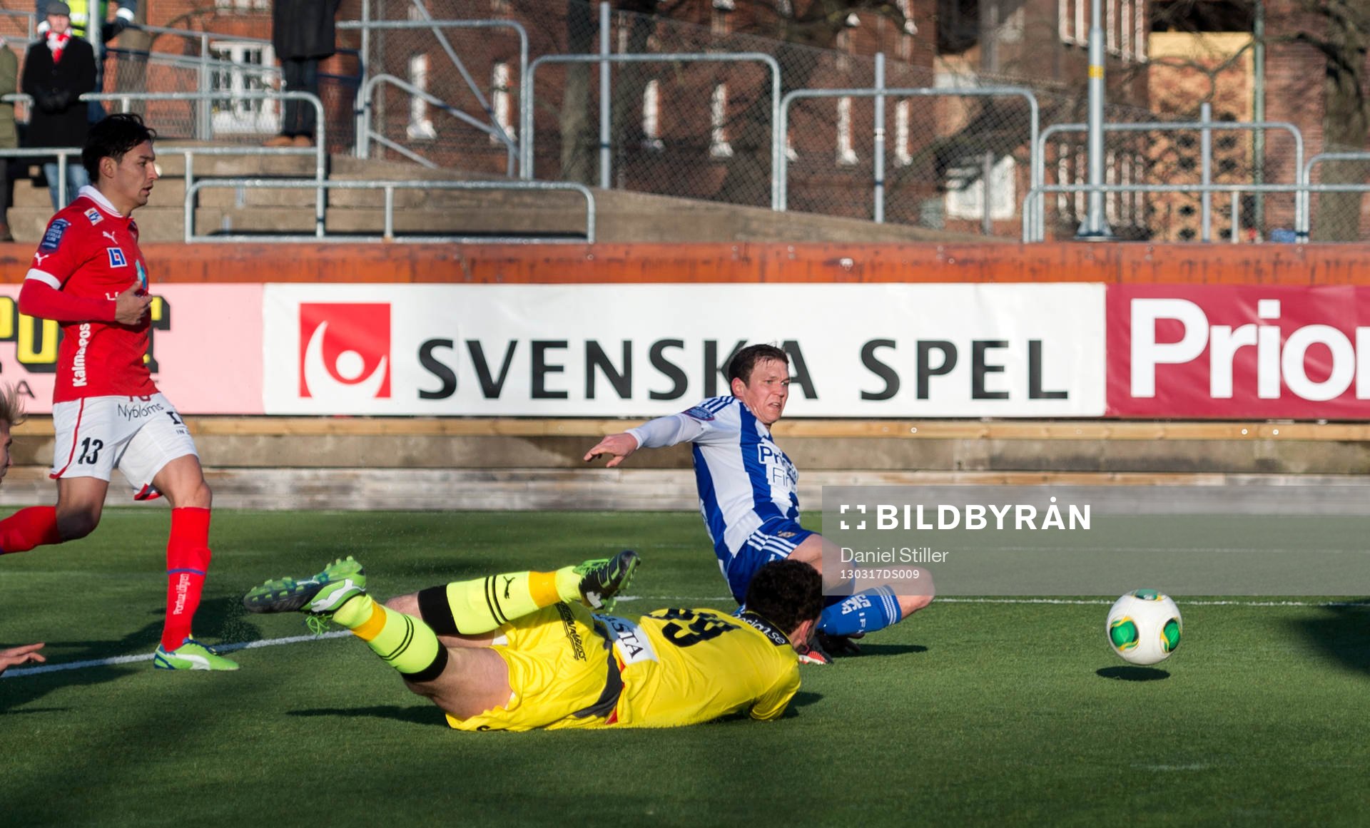 Hannes Stiller, IFK Göteborg, missar en målchans i slutet