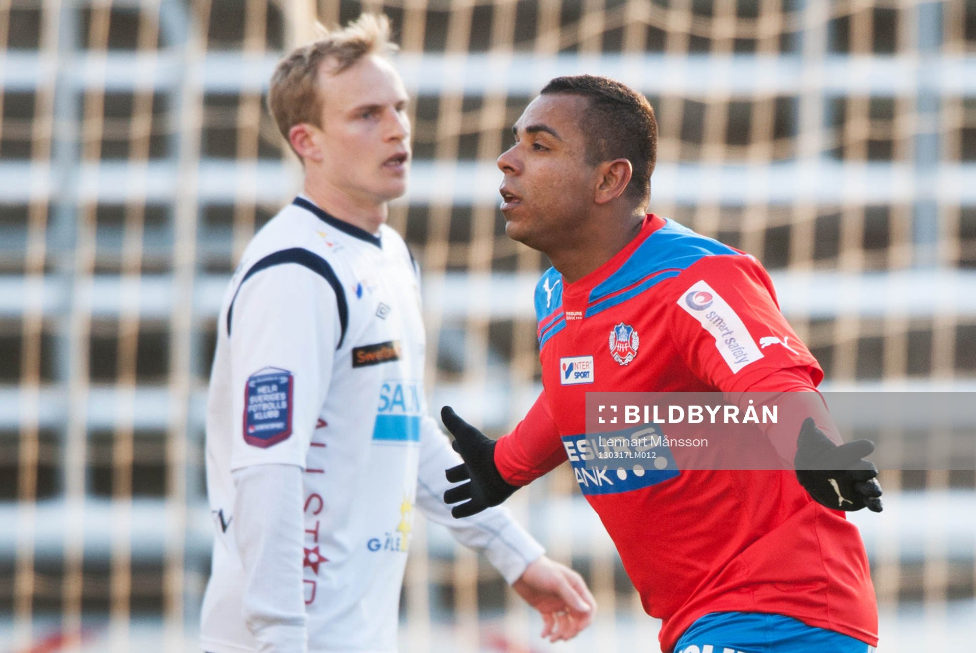 2-1 Alvaro Santos, Helsingborg, som jublar, Pär Asp,