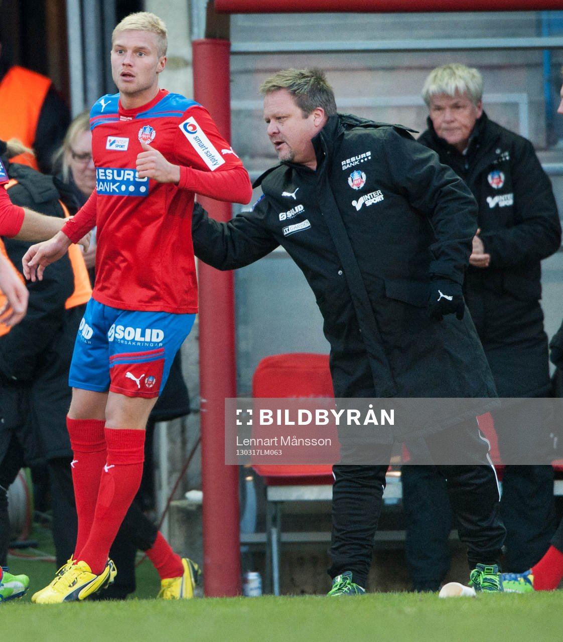 Rasmus Lindgren, Helsingborg, byts in och får lyckas till