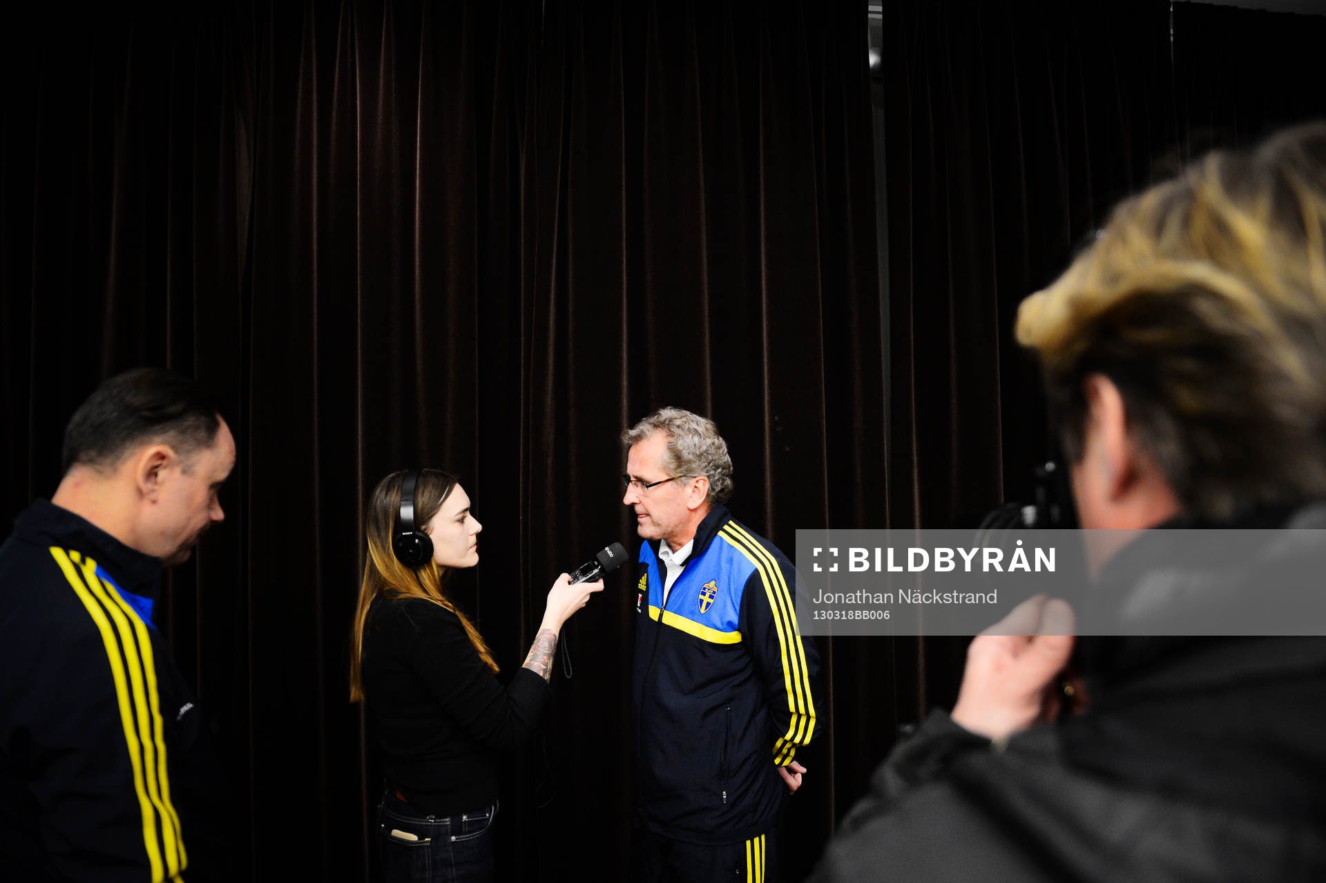 Förbundskapten Erik Hamrén på presskonferens i Stockholm