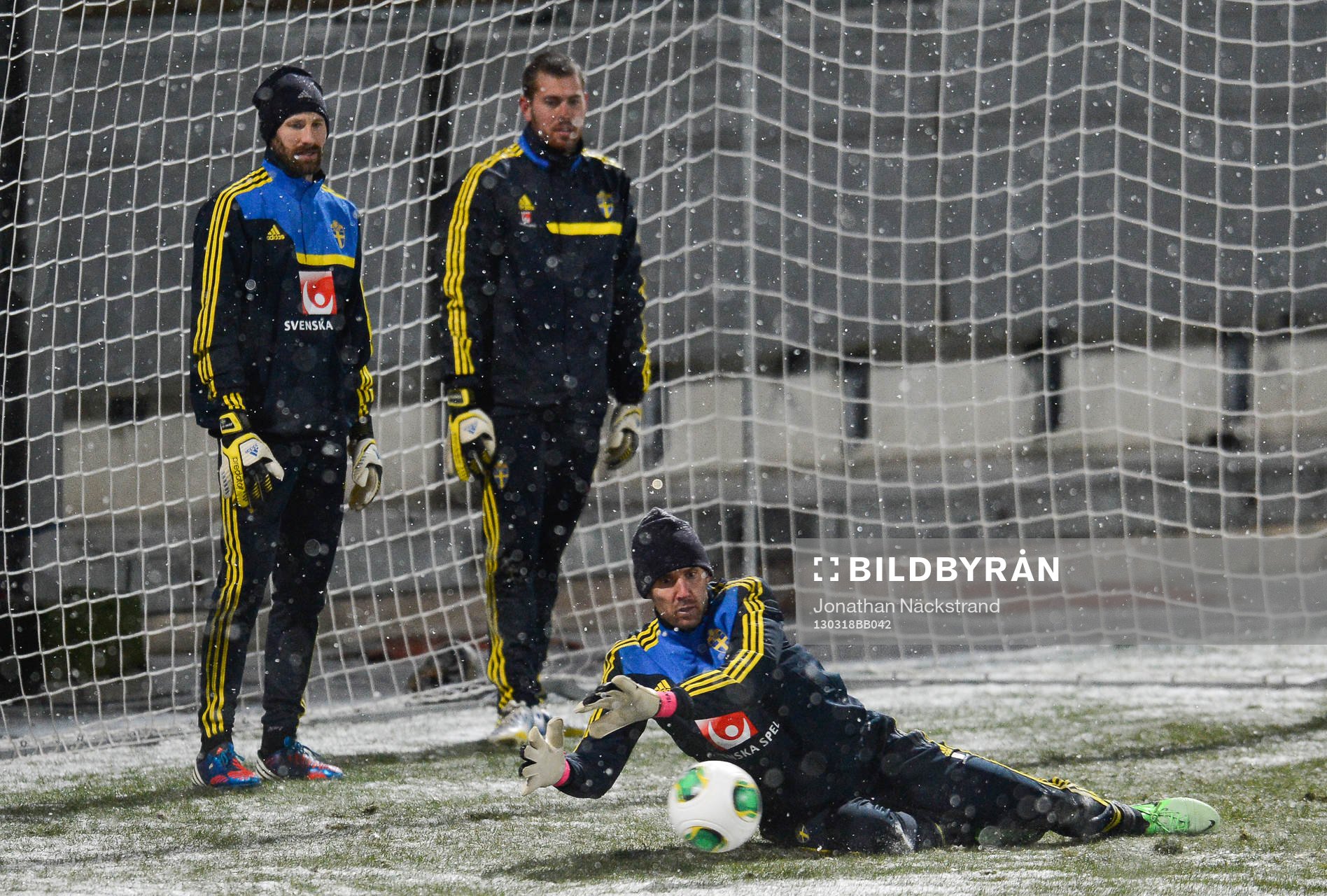 Johan Wiland, Kristoffer Nordfeldt och Andreas Isaksson