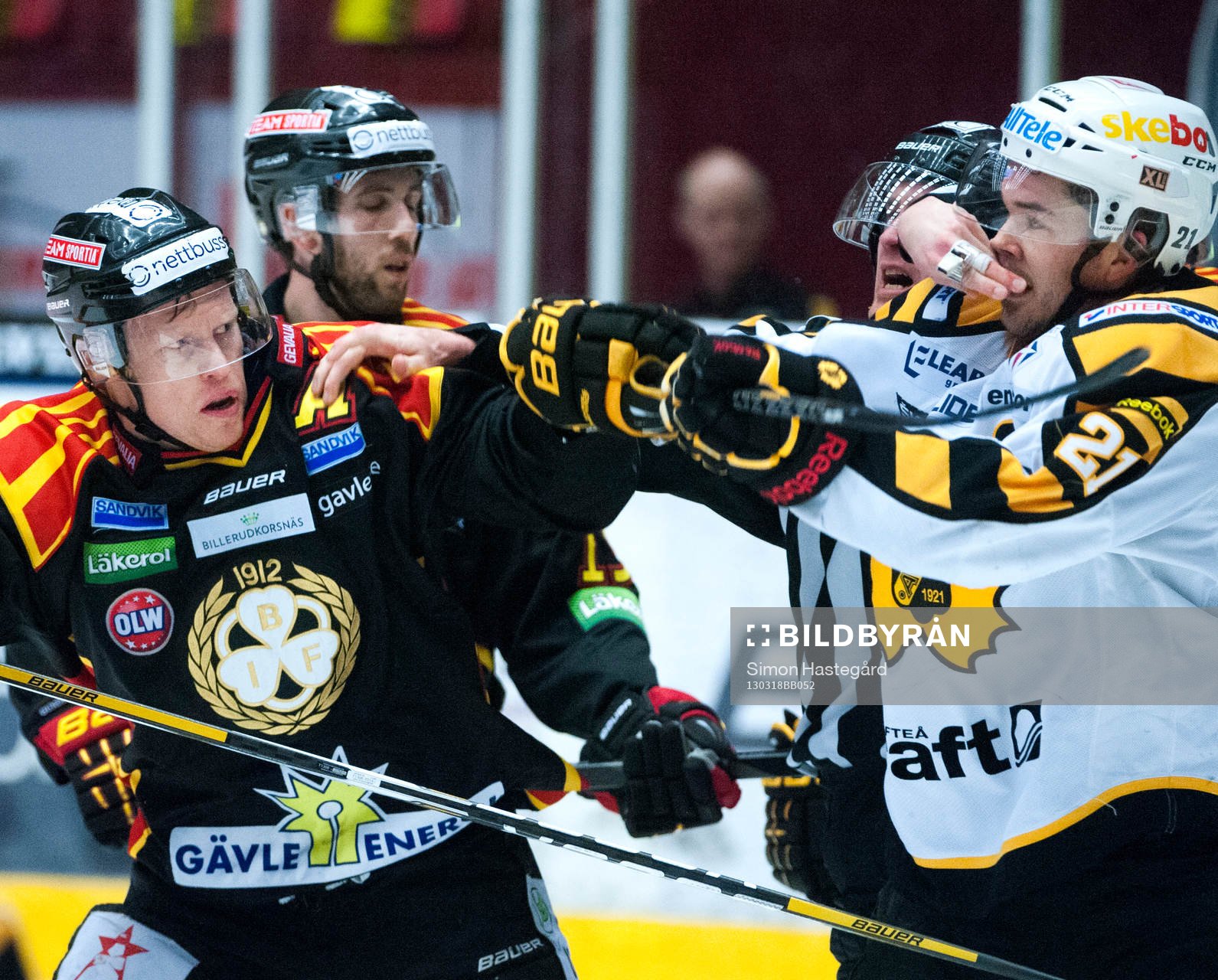 Mads Hansen, Brynäs, och Jimmie Ericsson, Skellefteå,