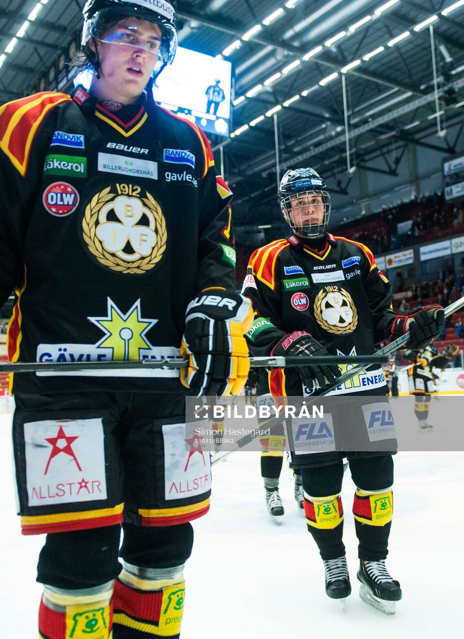 Sebastian Wännström, och Mattias Nörstebö, Brynäs,