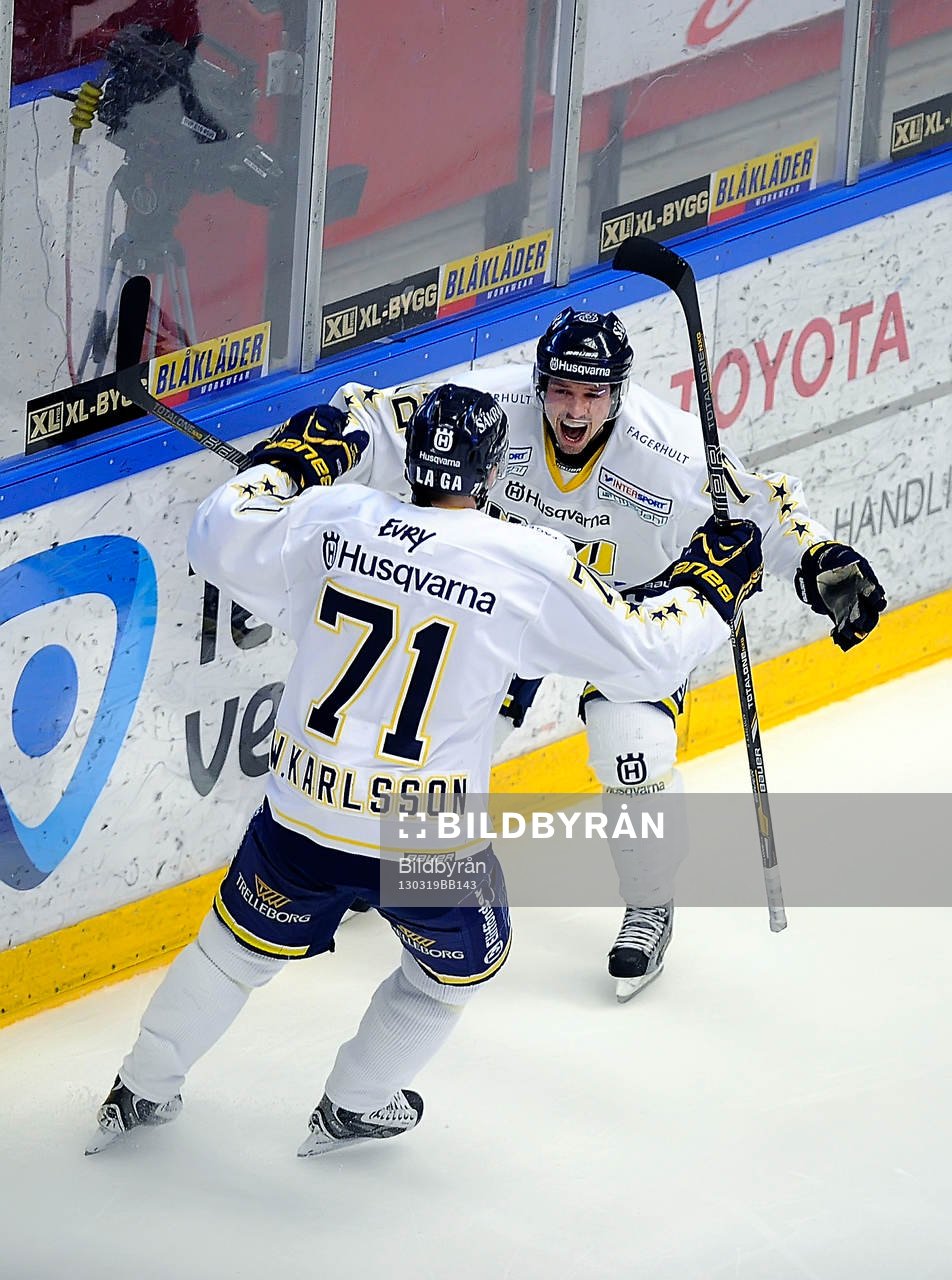 3-4 målet av HV71 nr 72 Patrik Carlsson
