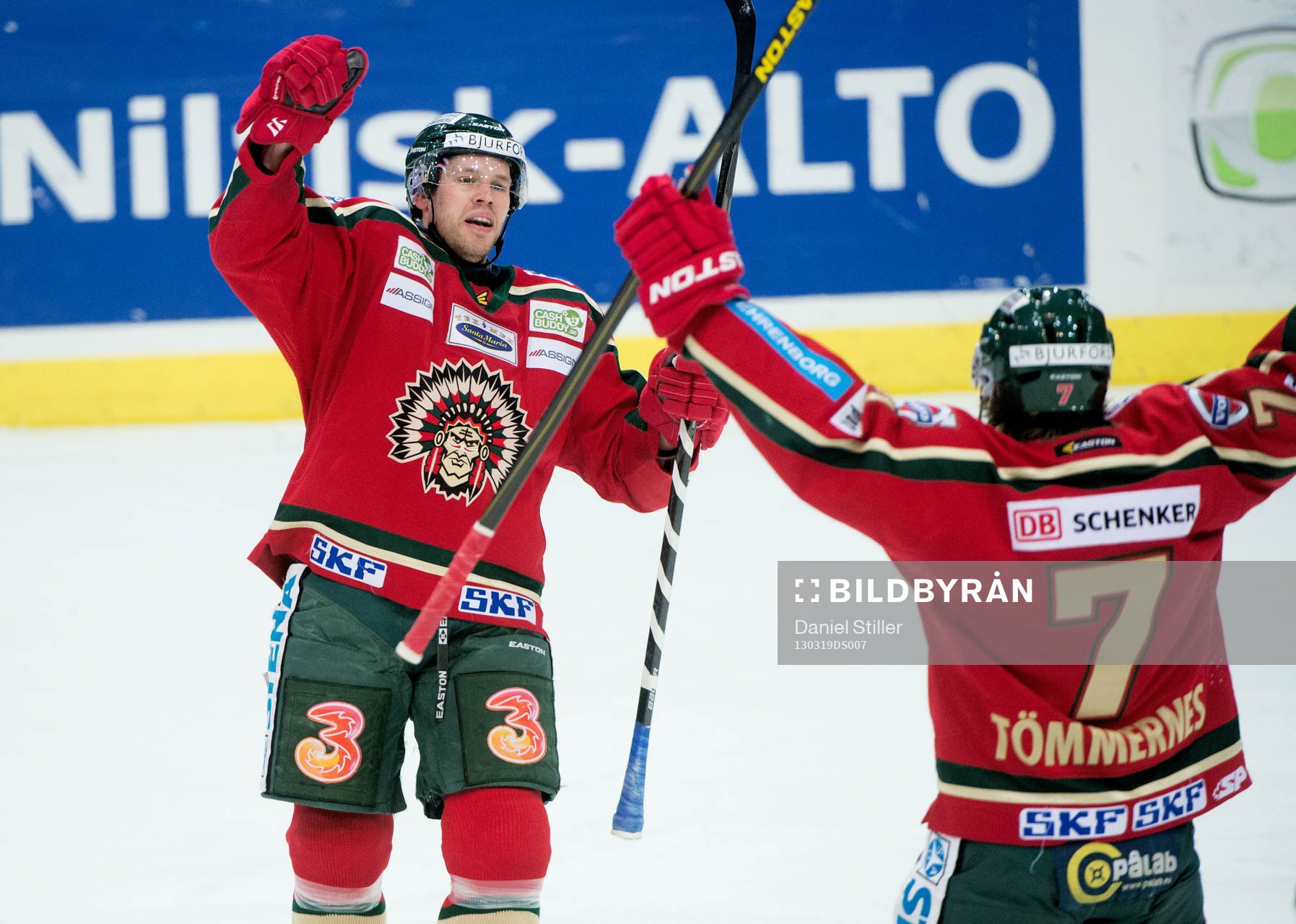 Christian Bäckman, Frölunda, gör 1-0