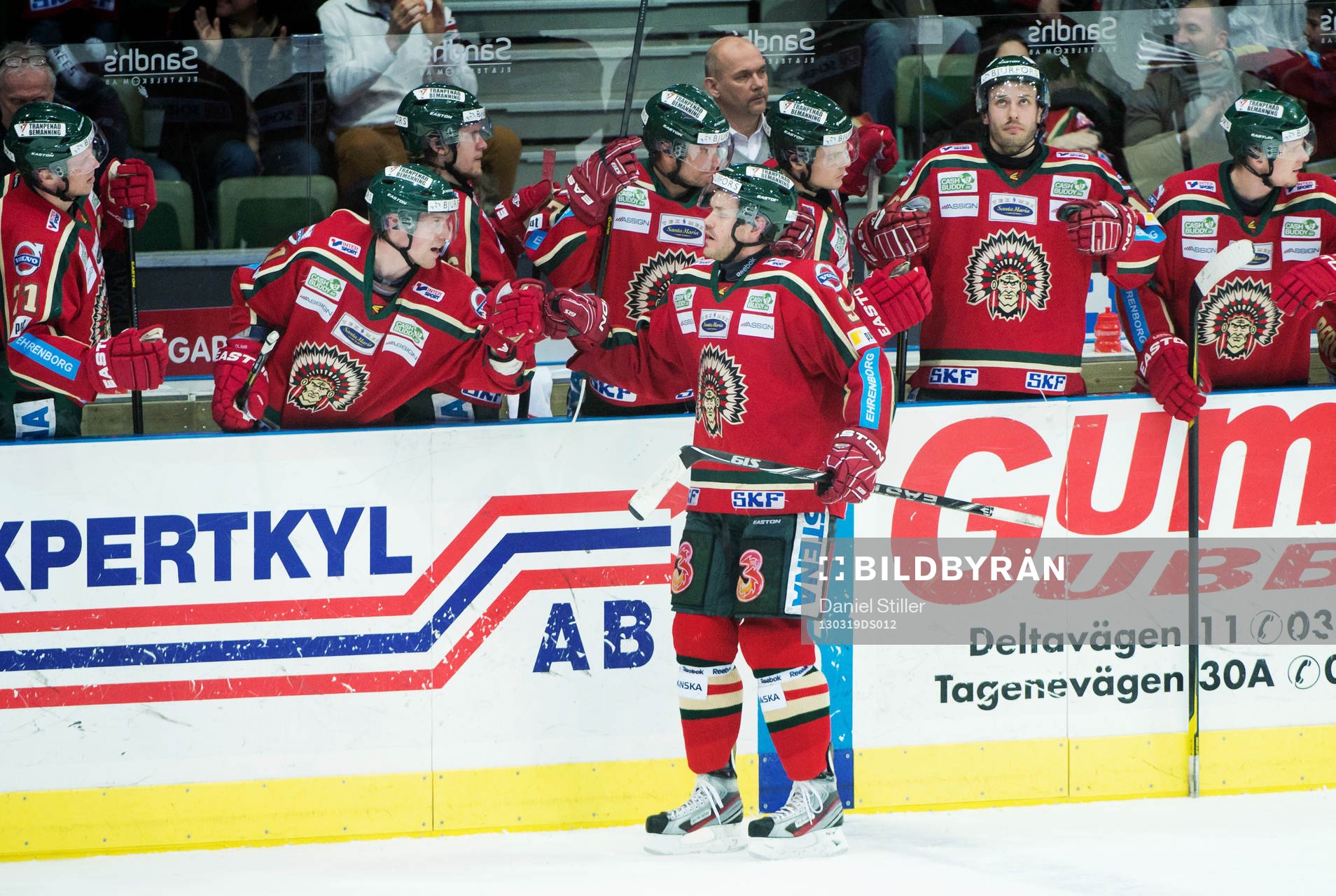 Magnus Kahnberg, Frölunda, gör 2-1