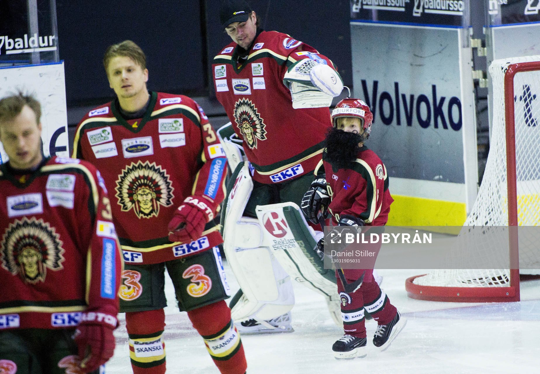 Maskot med slutspelsskägg
