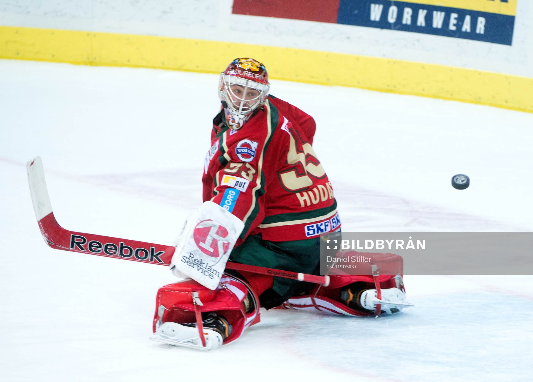 Julius Hudacek, målvakt Frölunda