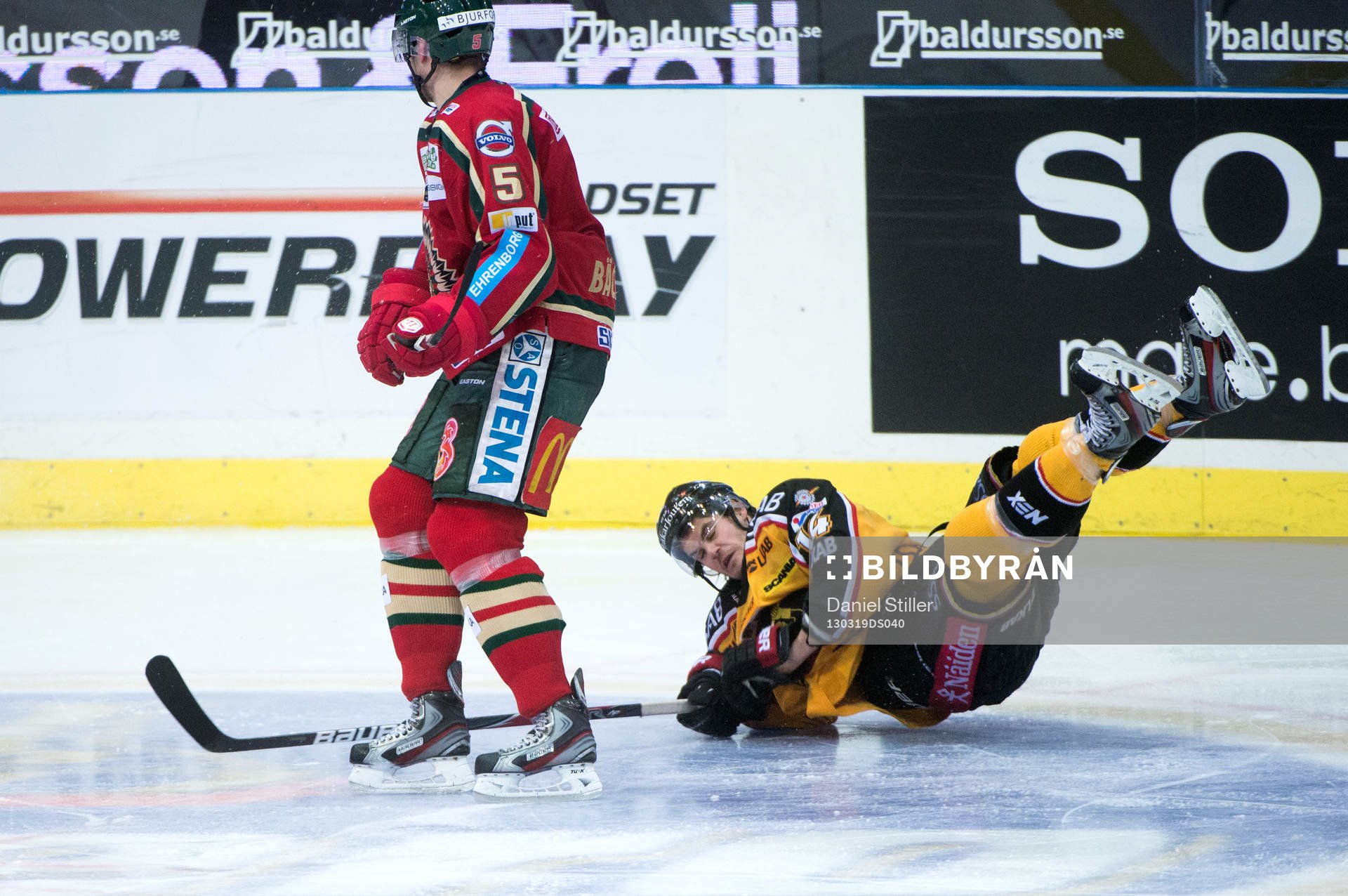 Karl Fabricius, Luleå, faller platt bakom Christian