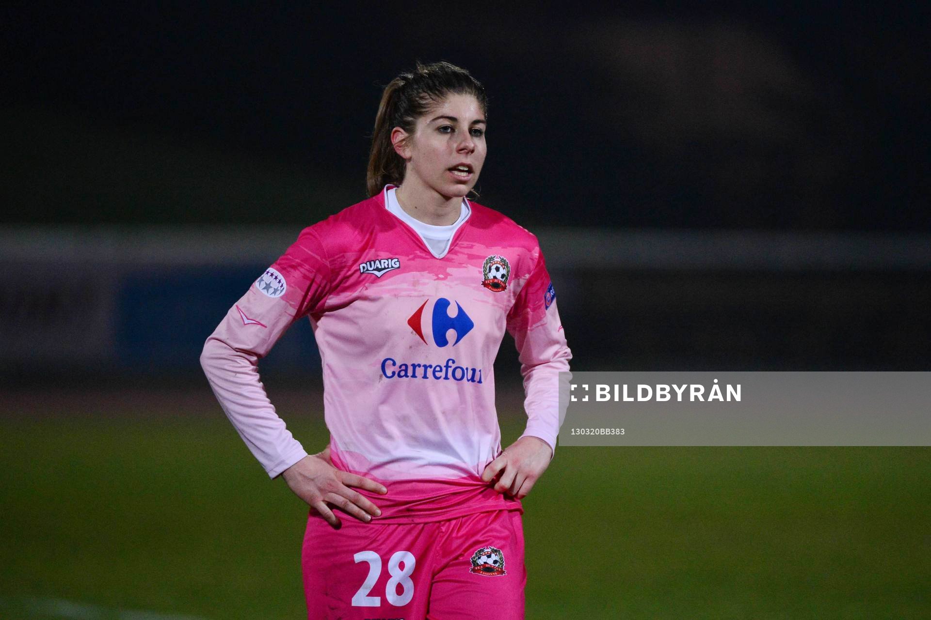  Fotboll, Champions League, Dam, Juvisy - Göteborg: Camille CATALA   - 20.03.2013 - Juvisy / Goteborg - 1/4Finale aller - Ligue des Champions 
