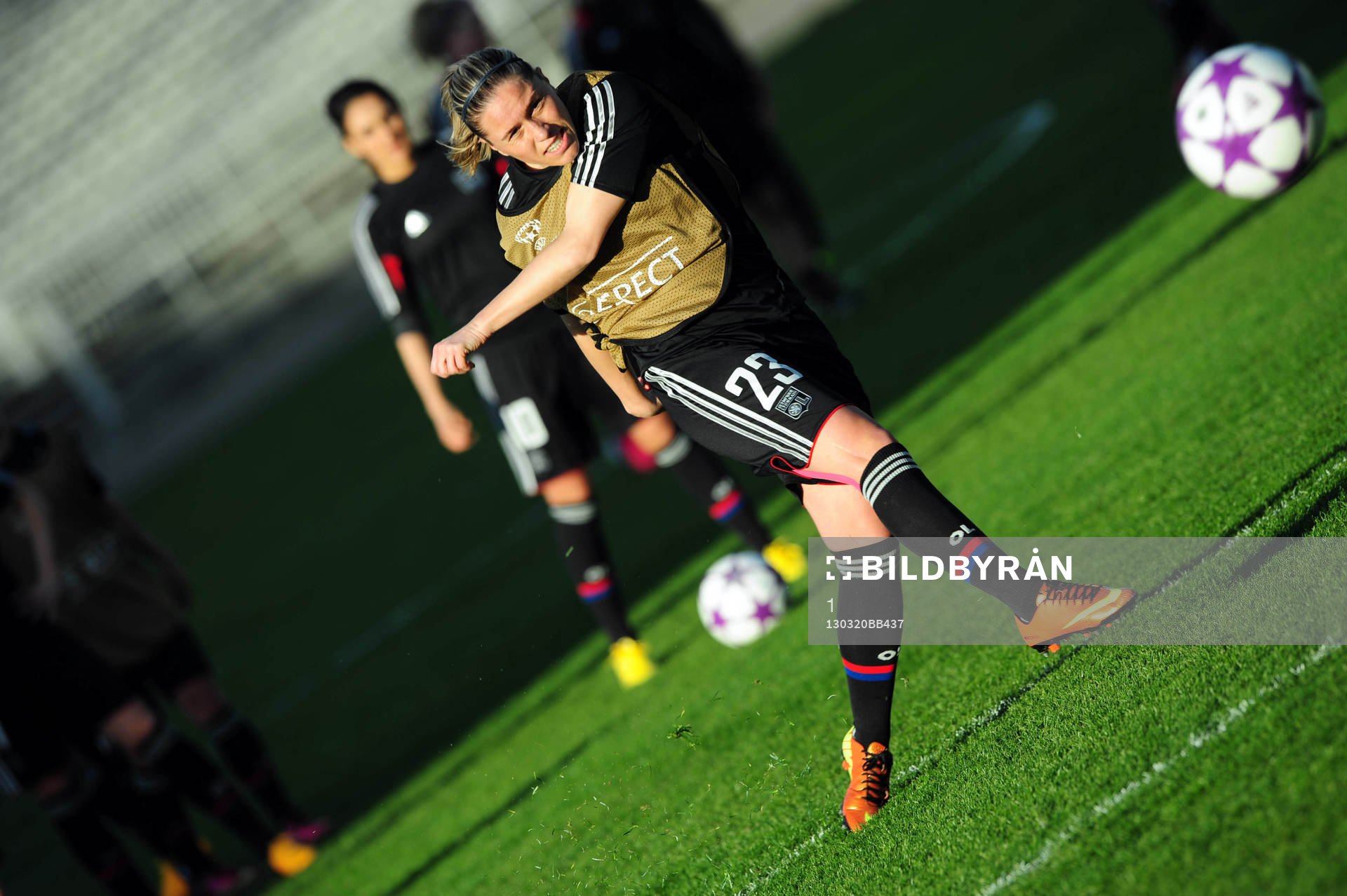  Fotboll, Champions League, Lyon - LDB Malmö: Camille ABILY - 20.03.2013 - Lyon / Malmoe - 1/4Finale aller - Champions League 
