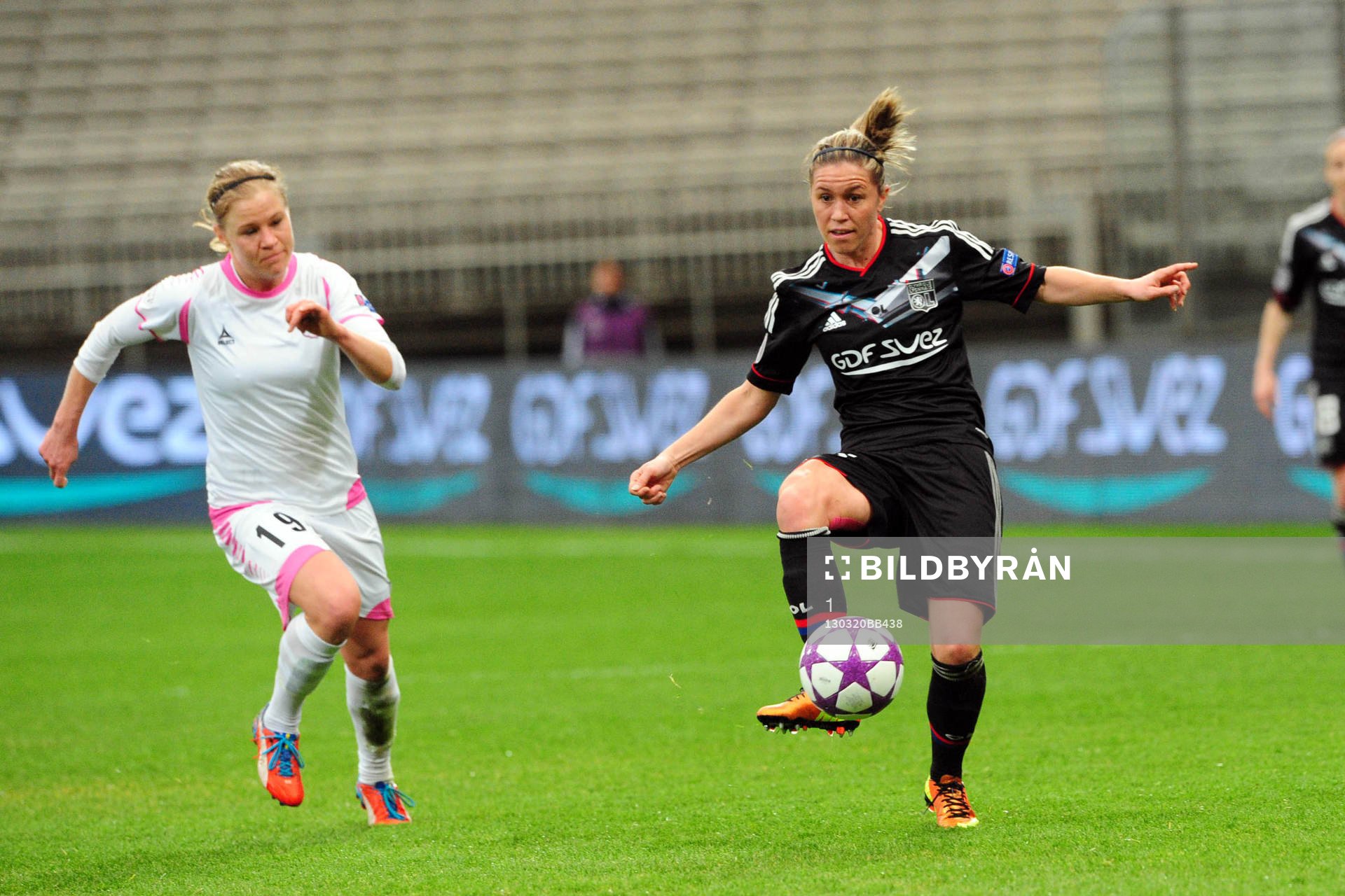  Fotboll, Champions League, Lyon - LDB Malmö: Camille ABILY - 20.03.2013 - Lyon / Malmoe - 1/4Finale aller - Champions League 