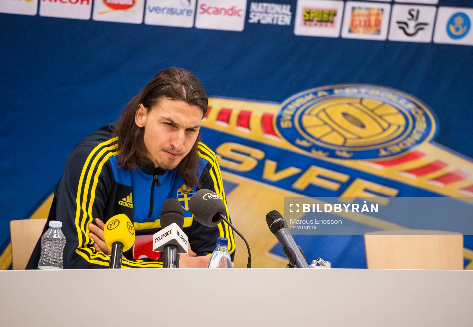 Presskonferens med Zlatan Ibrahimovic