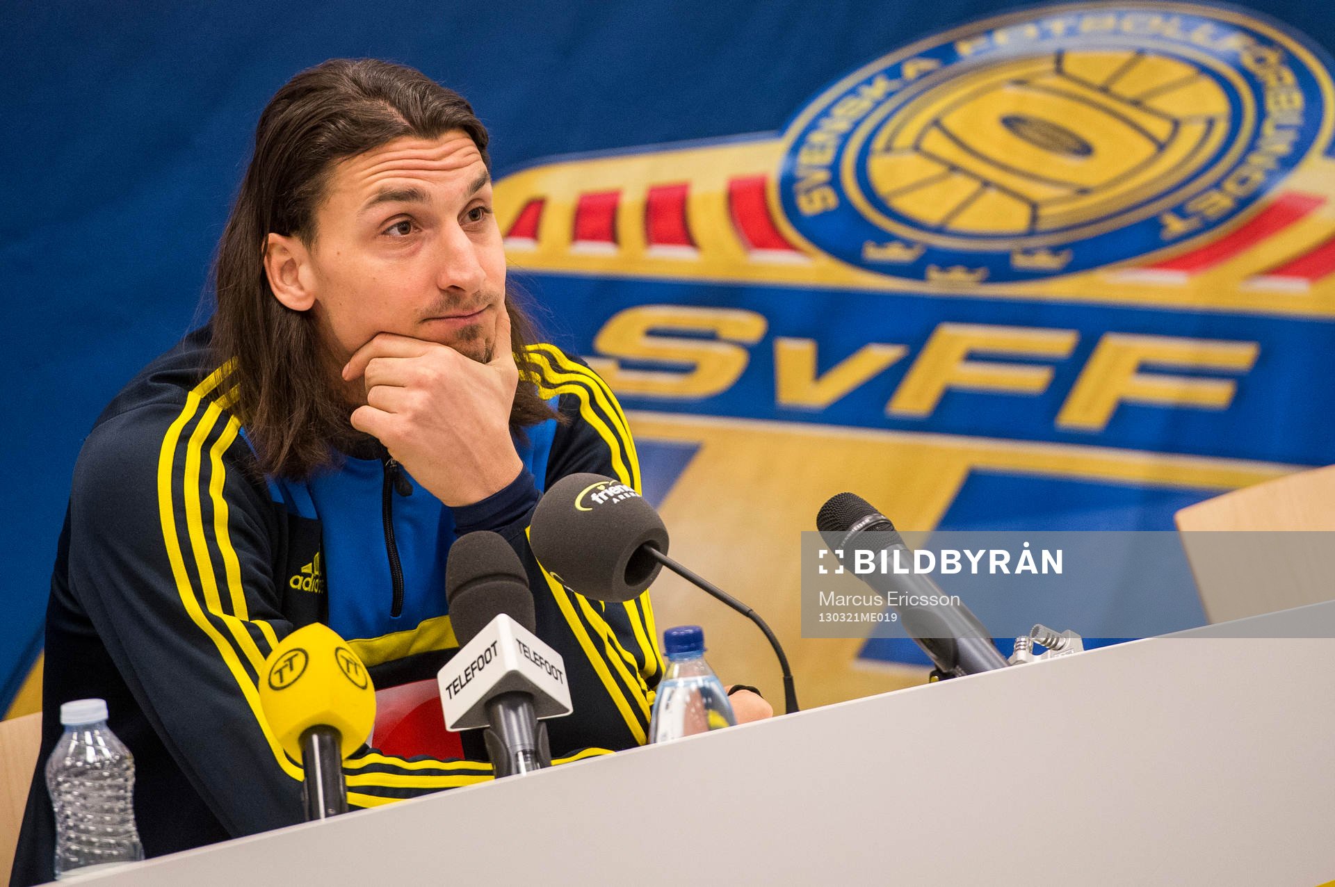 Presskonferens med Zlatan Ibrahimovic
