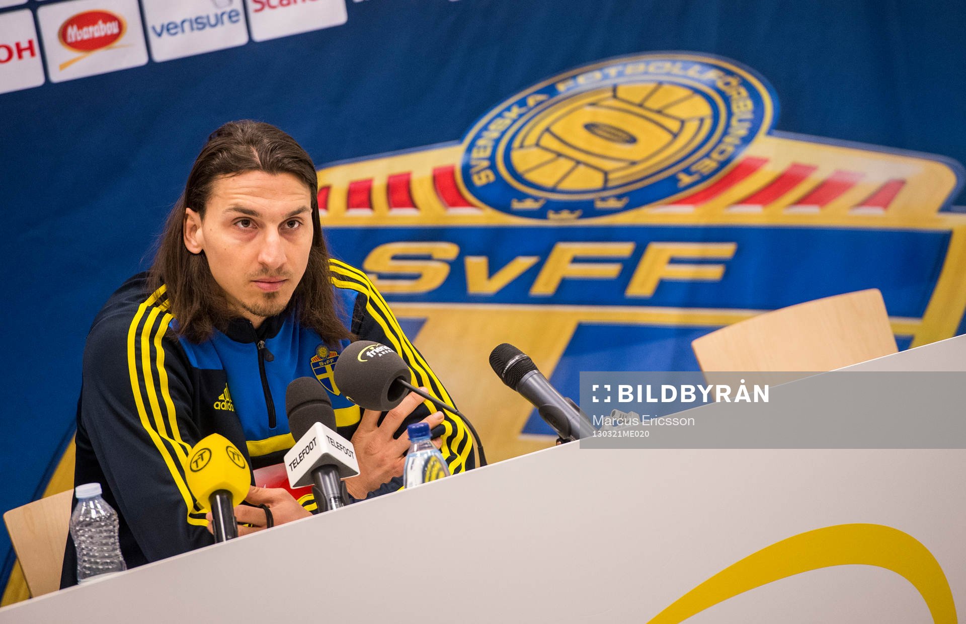 Presskonferens med Zlatan Ibrahimovic