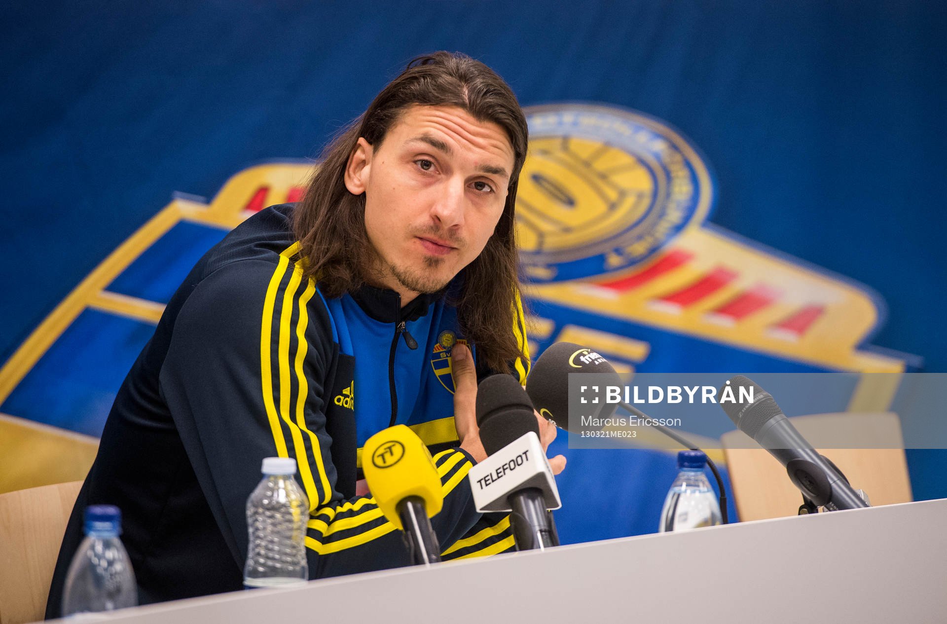 Presskonferens med Zlatan Ibrahimovic