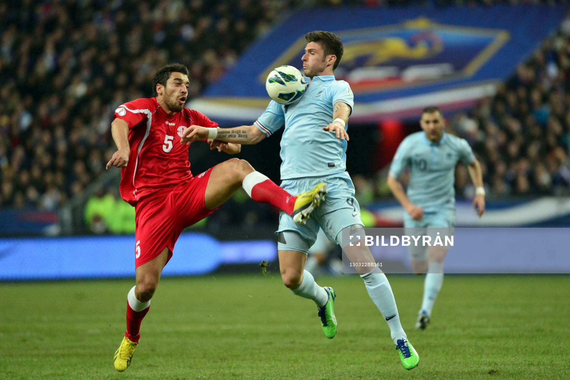 Olivier GIROUD - 22.03.2013 - France / Georgie -