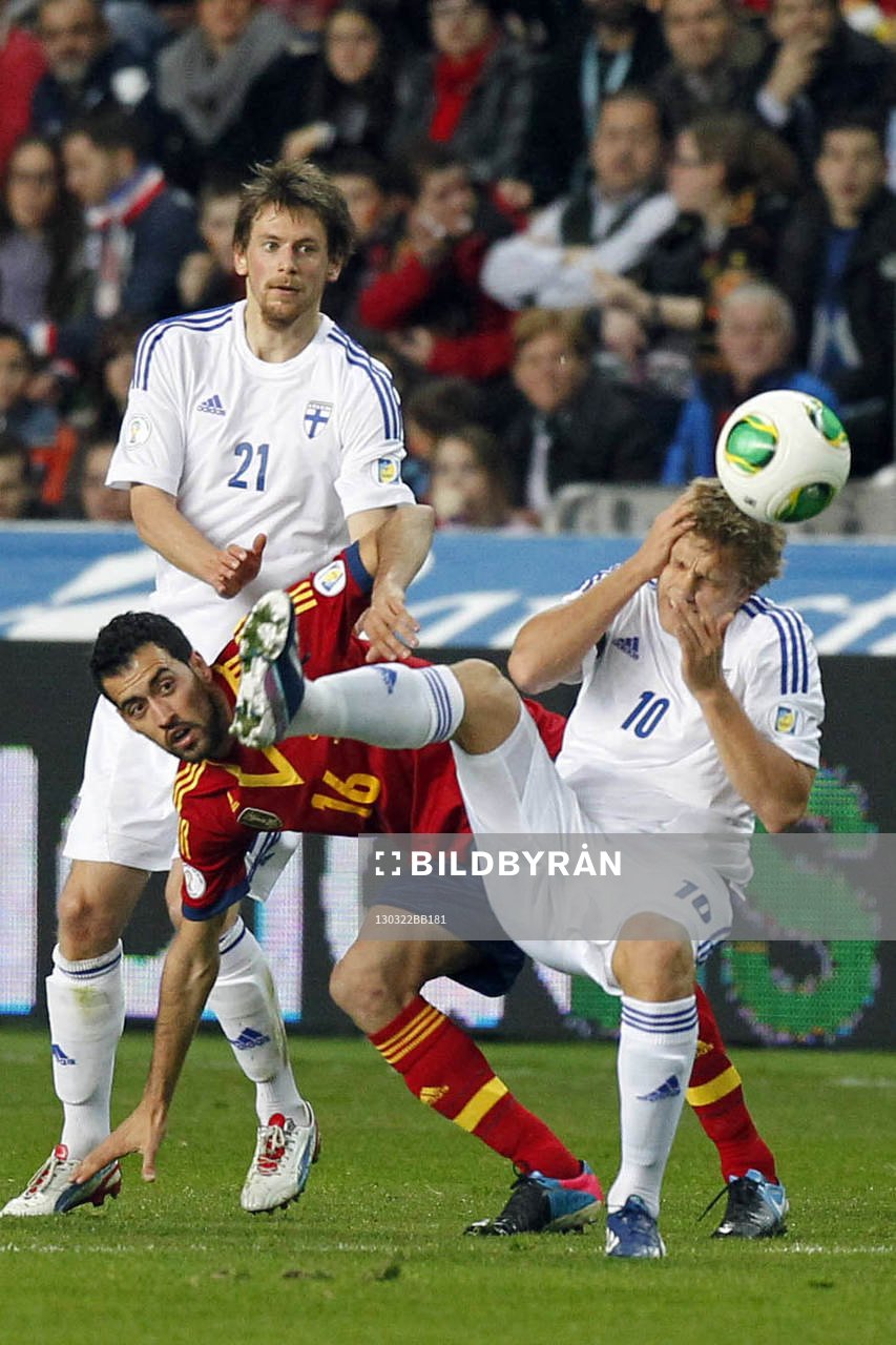 Sergio Busquets - 22.03.2013 - Espagne / Finlande -